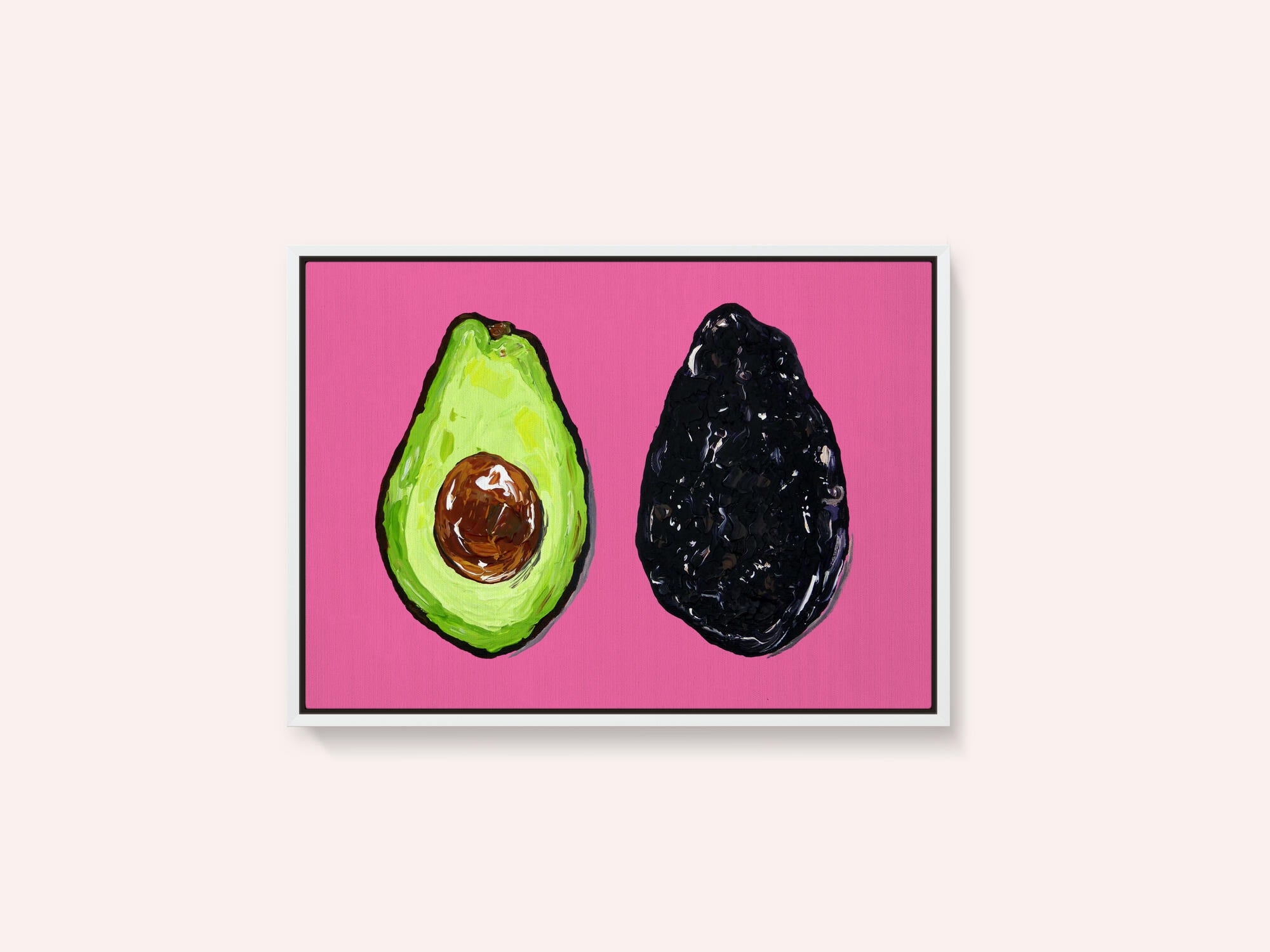 Avocado On Pink