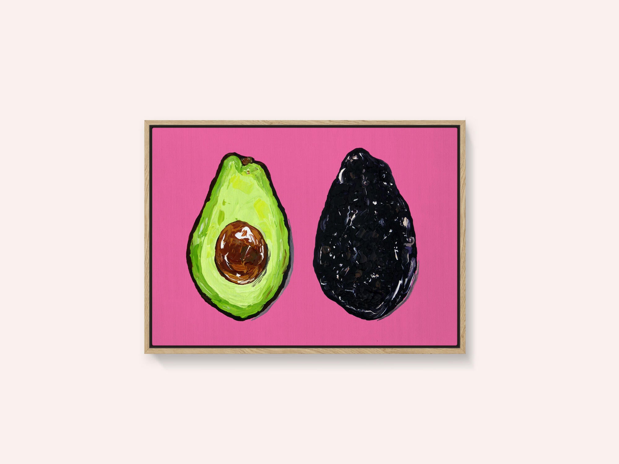 Avocado On Pink