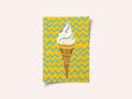 Ice Cream Yellow Zigzag