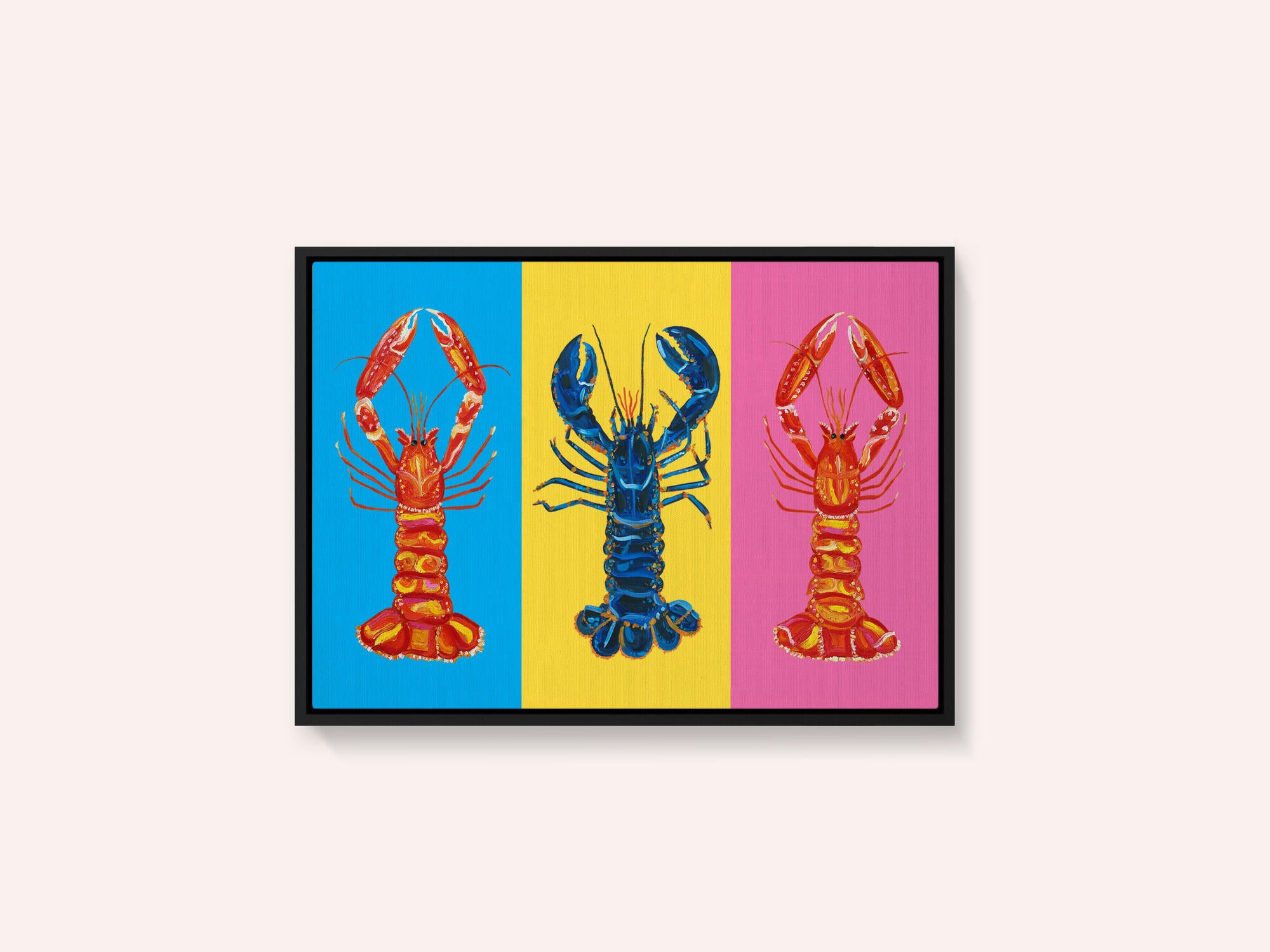 Lobster Langoustines Pop Art
