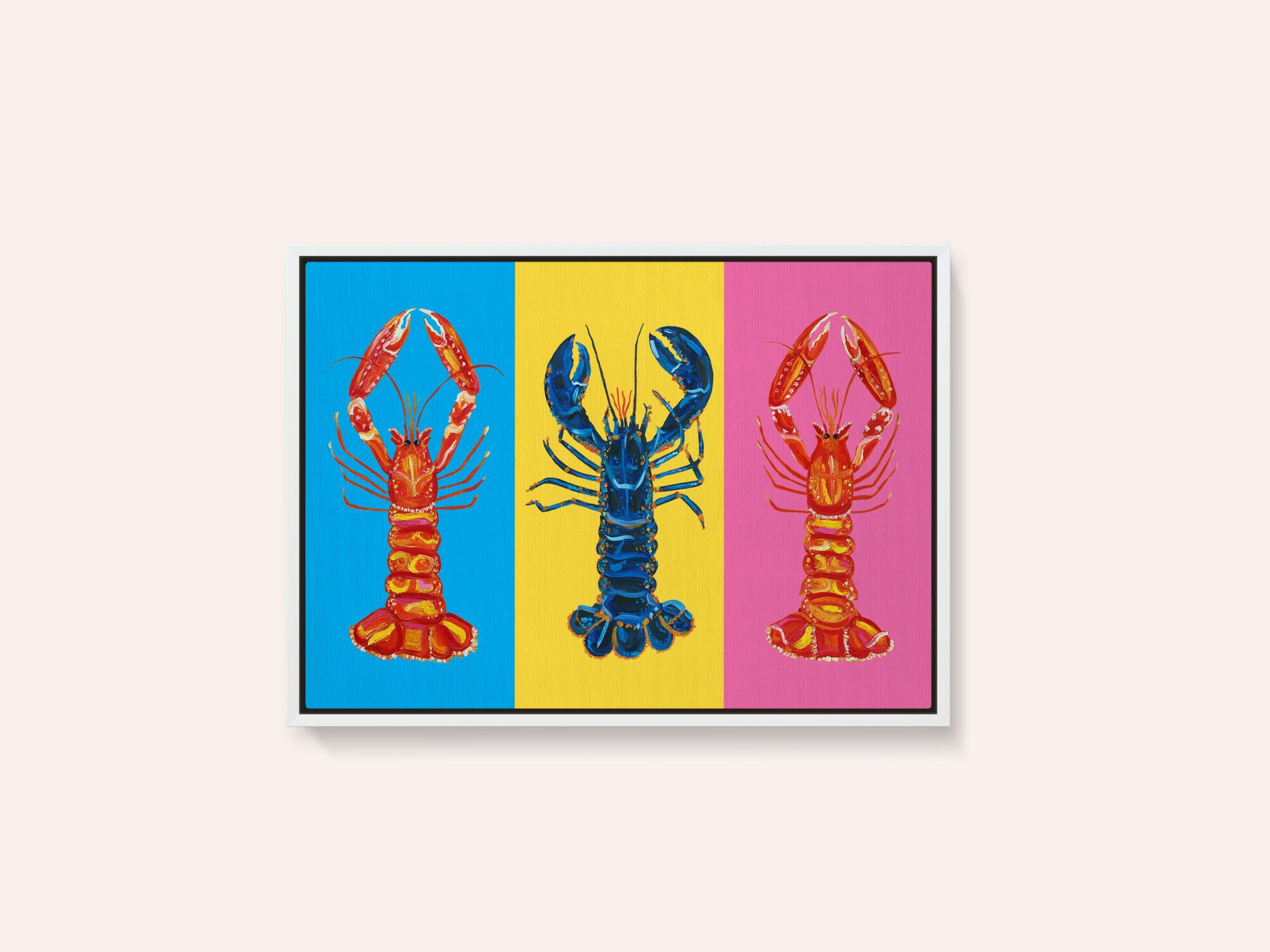 Lobster Langoustines Pop Art