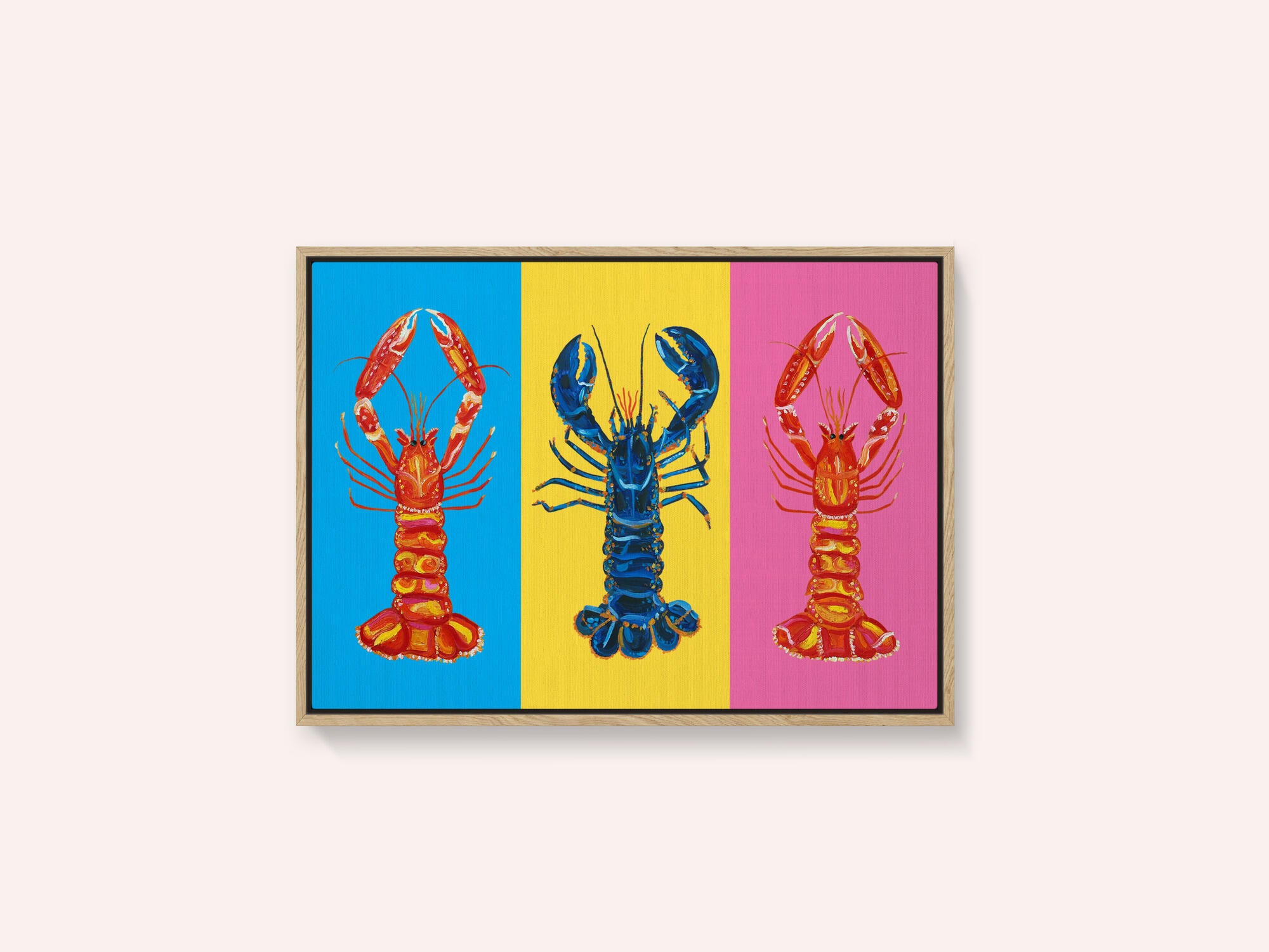 Lobster Langoustines Pop Art