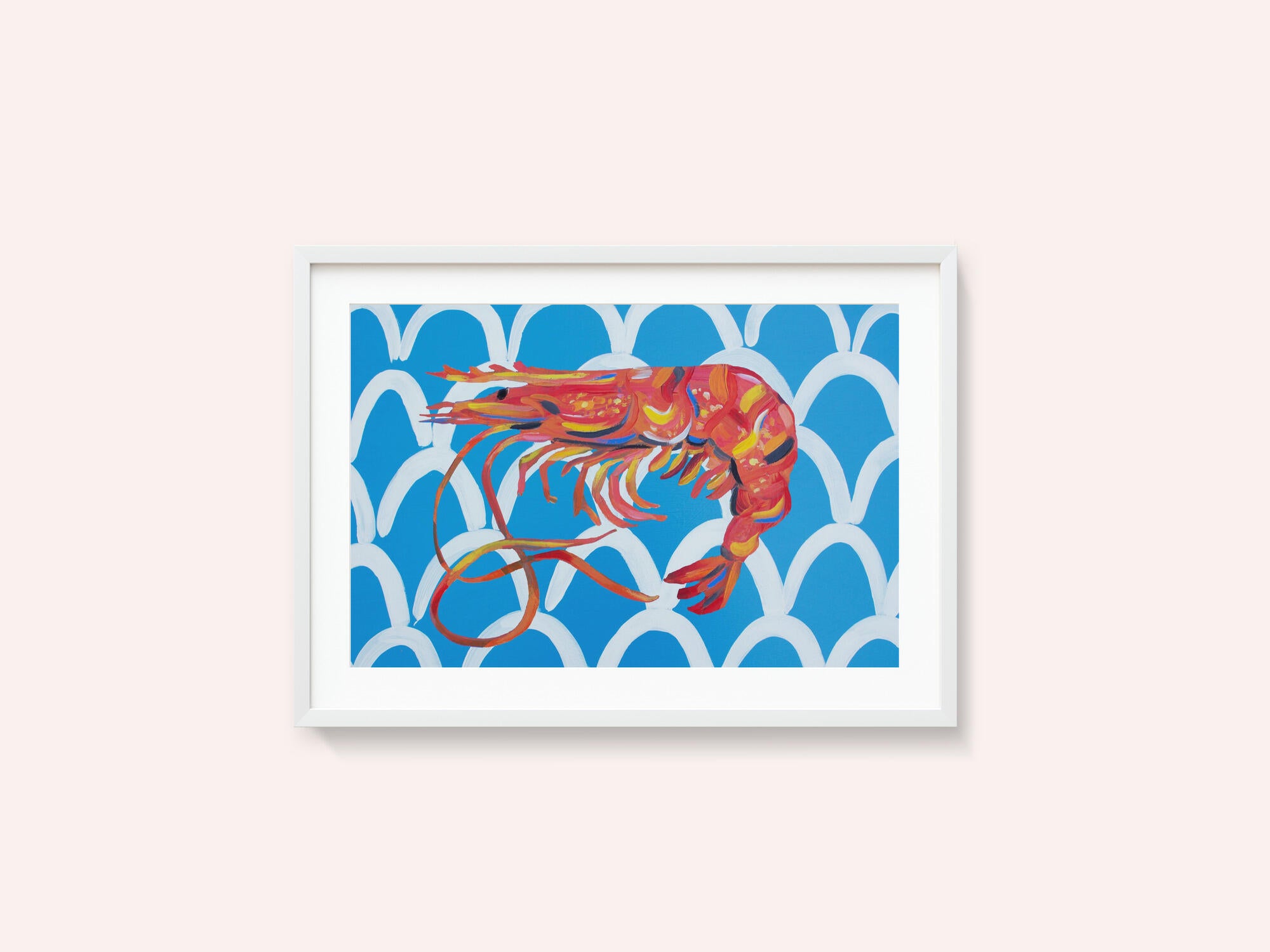 Prawn On Blue Wavey