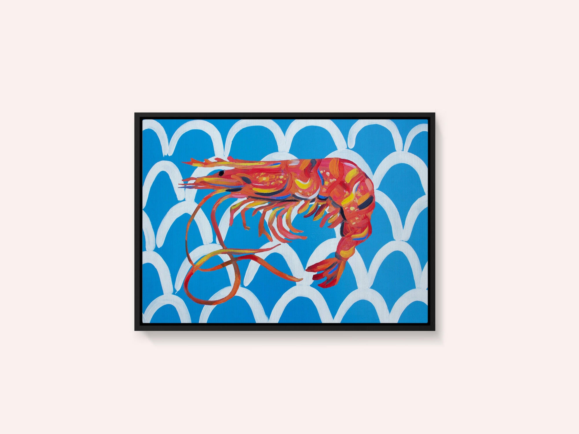 Prawn On Blue Wavey