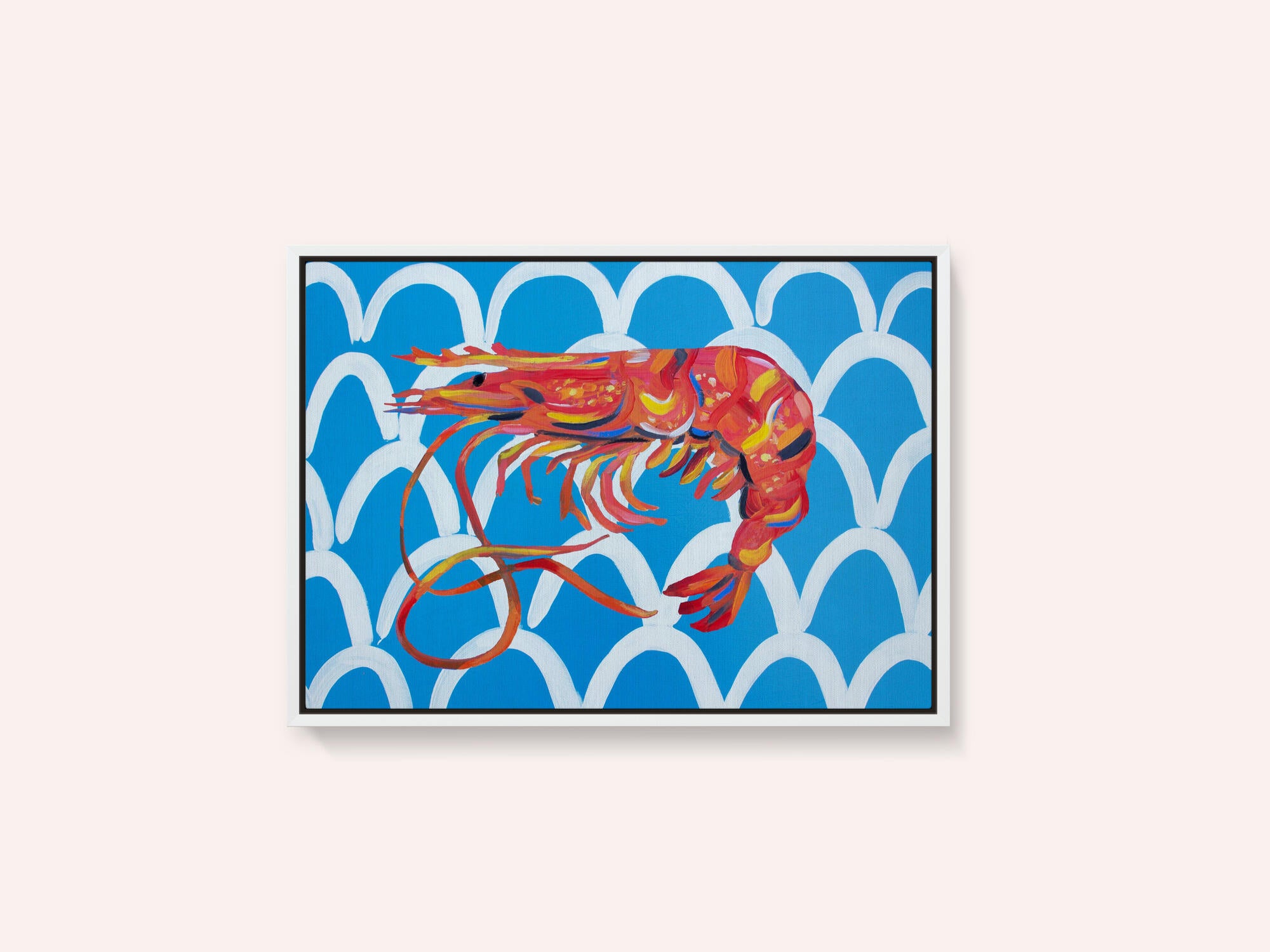 Prawn On Blue Wavey