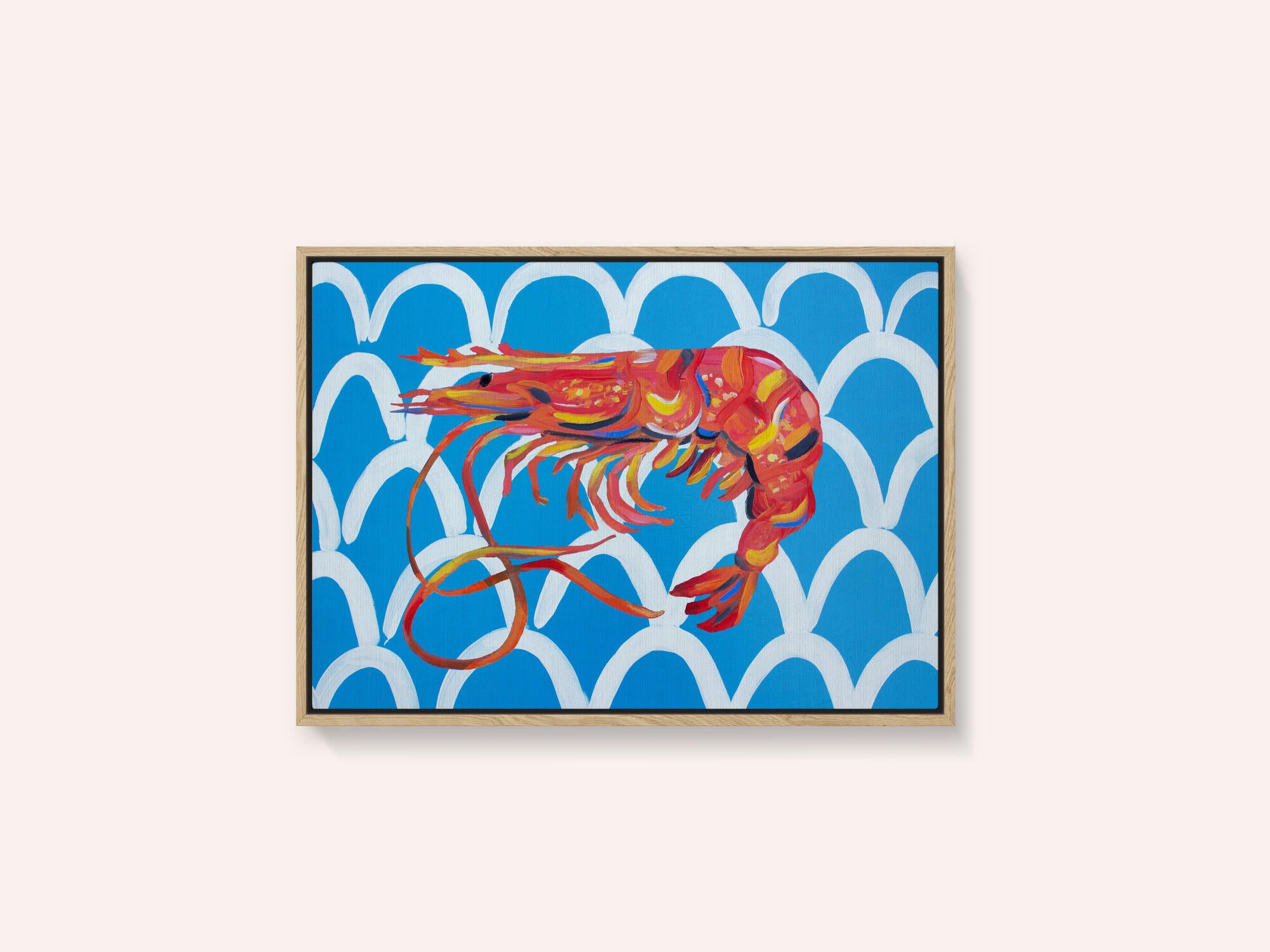 Prawn On Blue Wavey