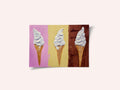 Ice Creams On Neapolitan
