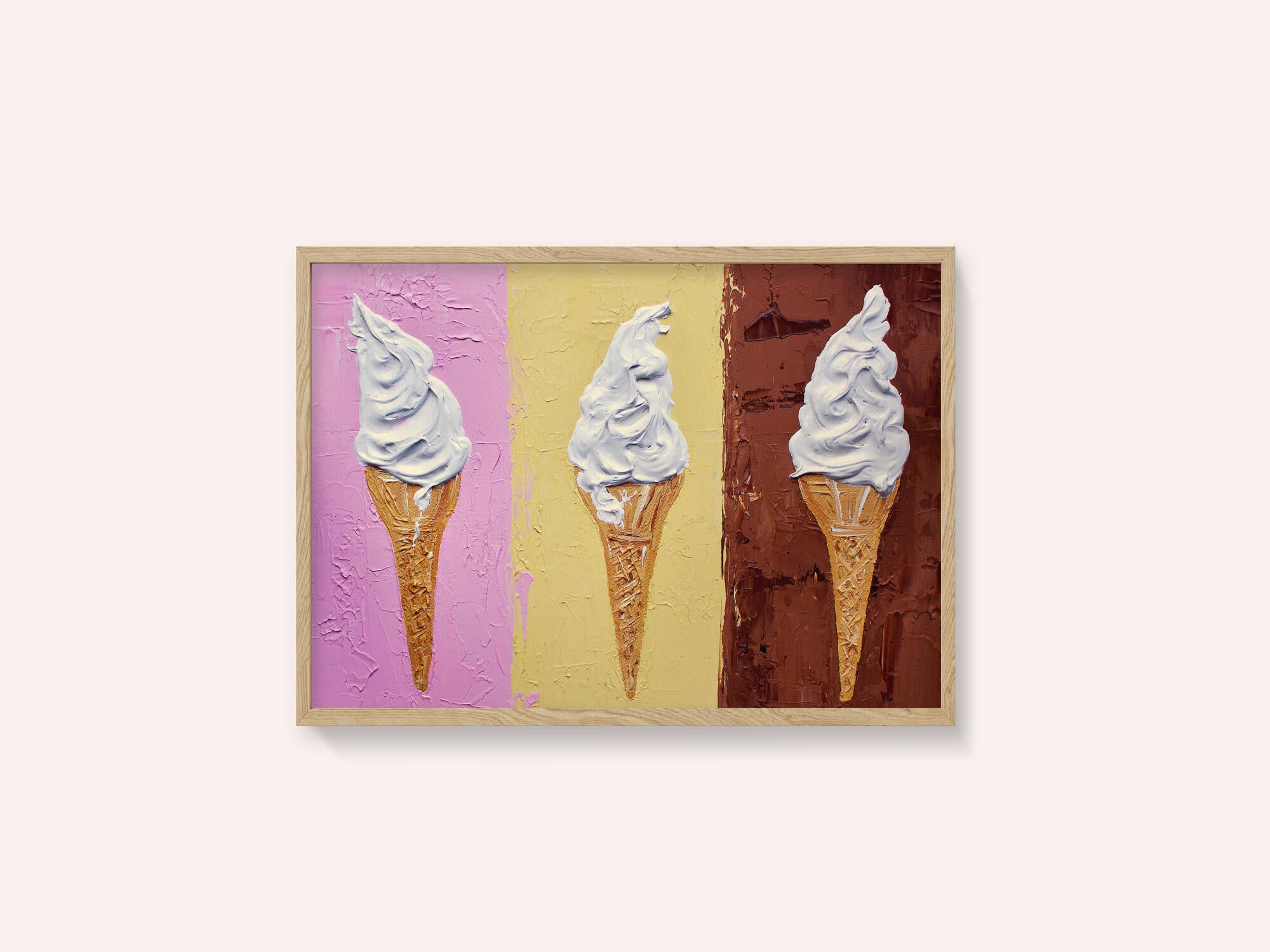 Ice Creams On Neapolitan