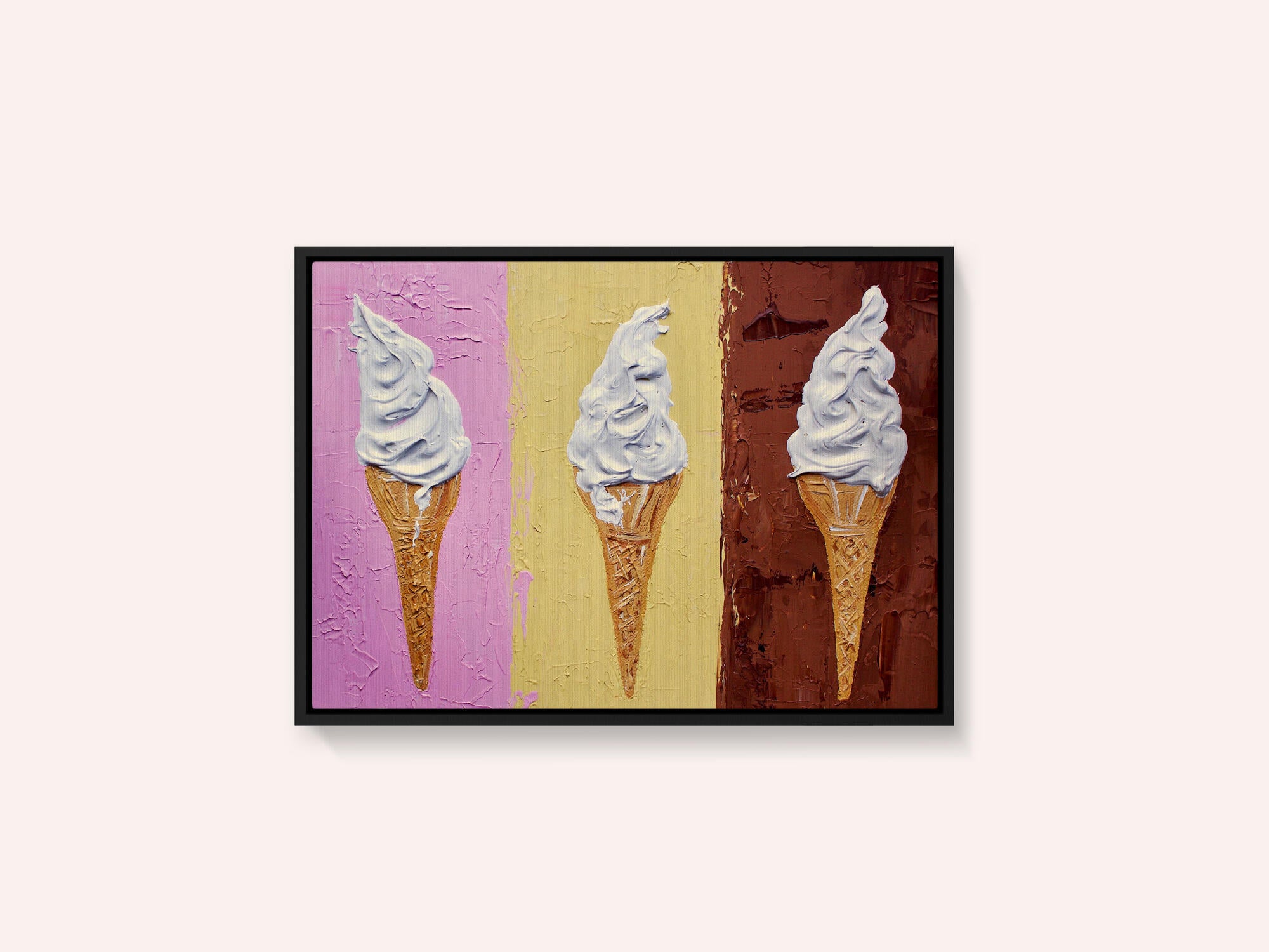 Ice Creams On Neapolitan