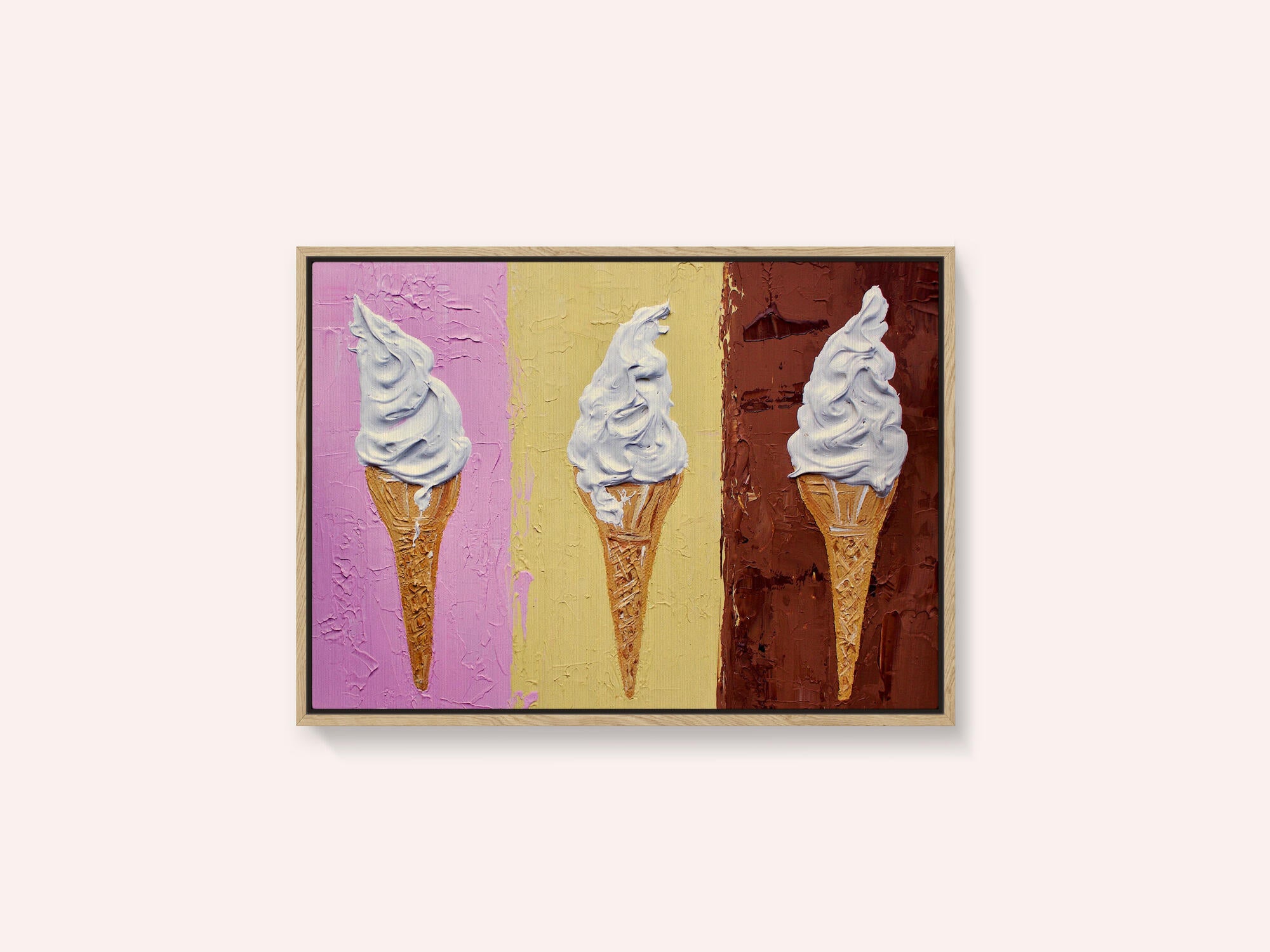 Ice Creams On Neapolitan