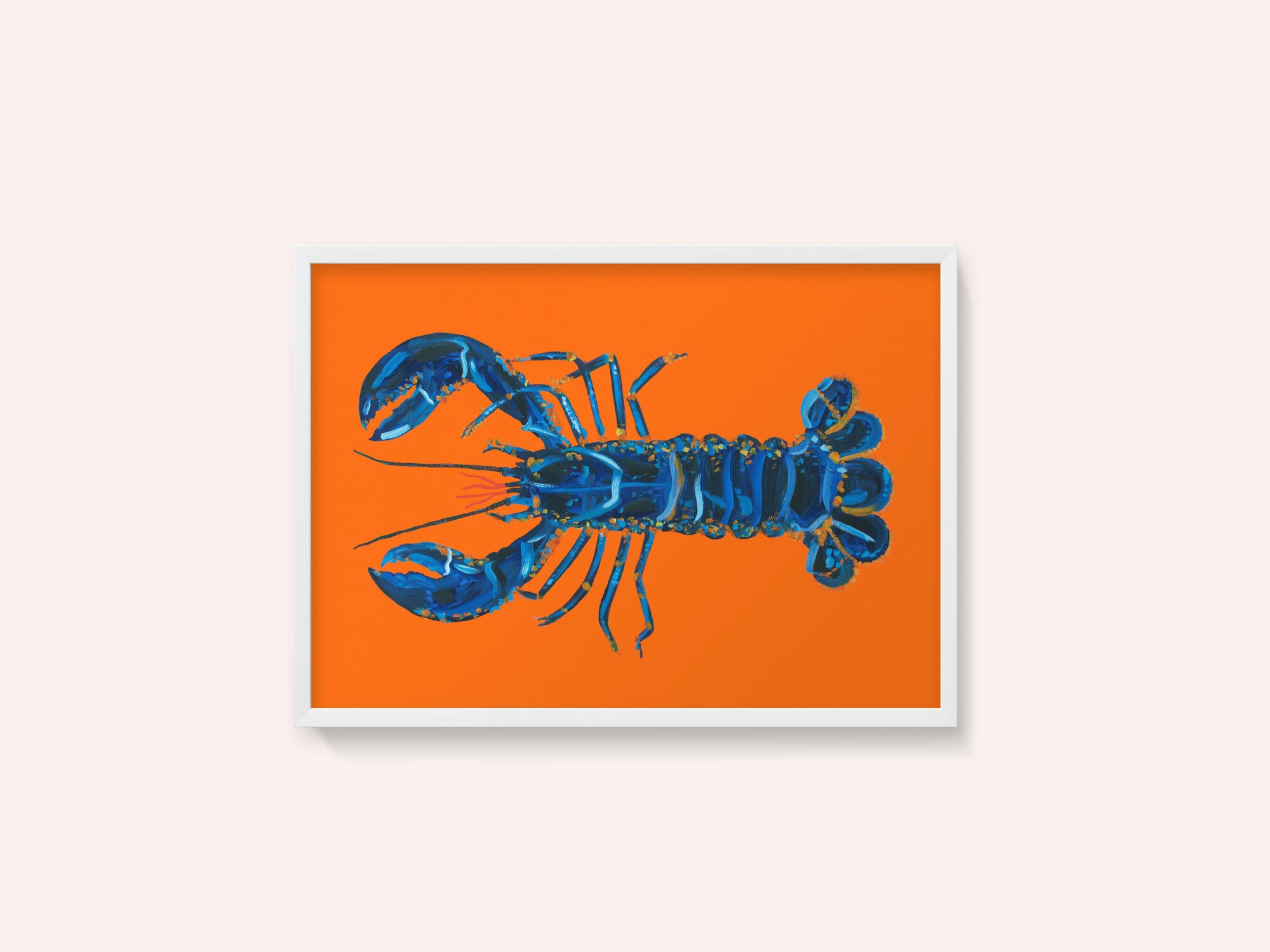 Lobster On Orange