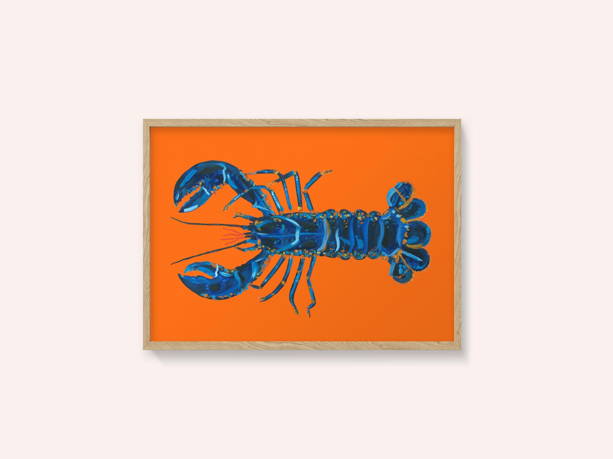Lobster On Orange