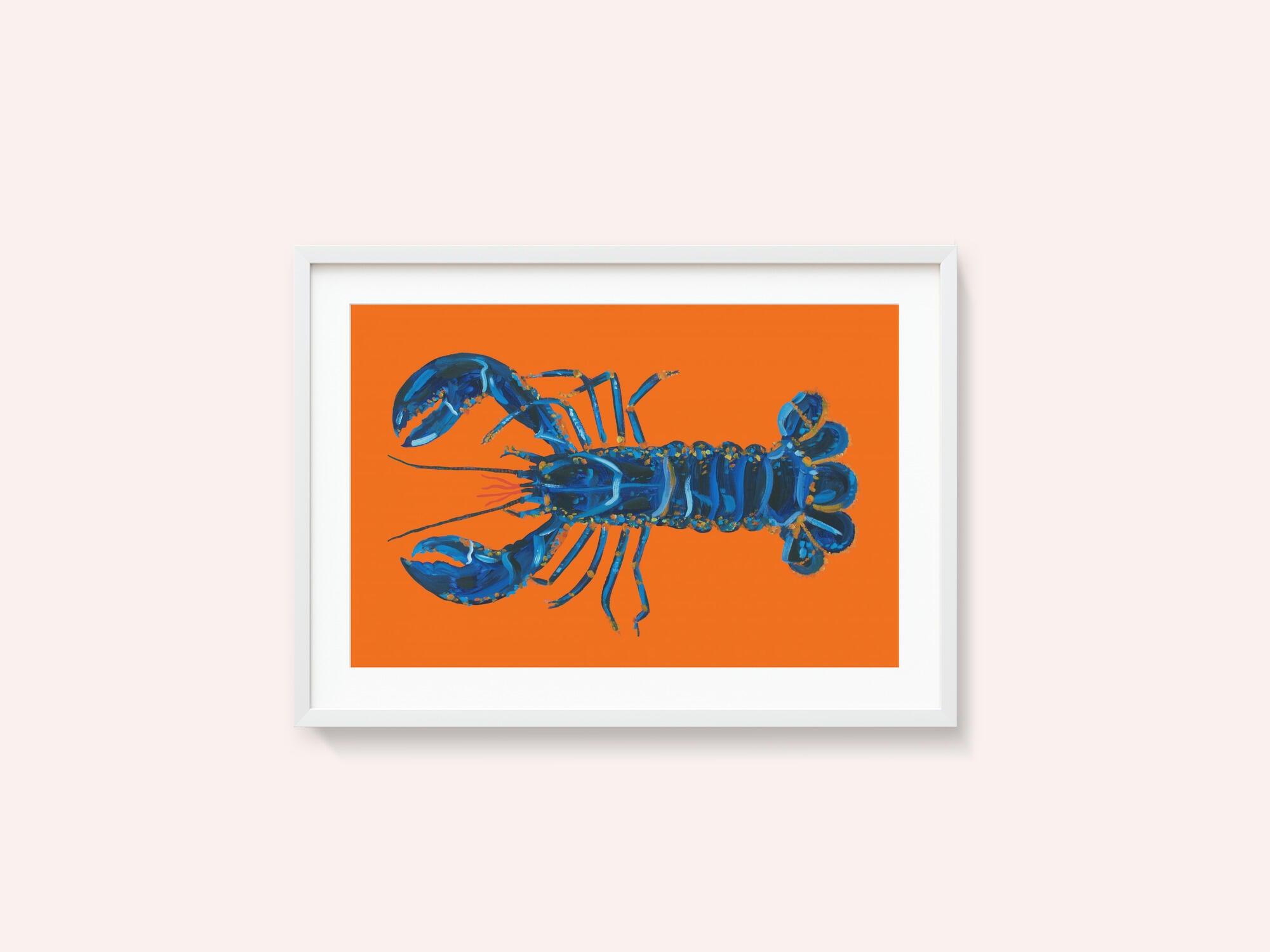 Lobster On Orange