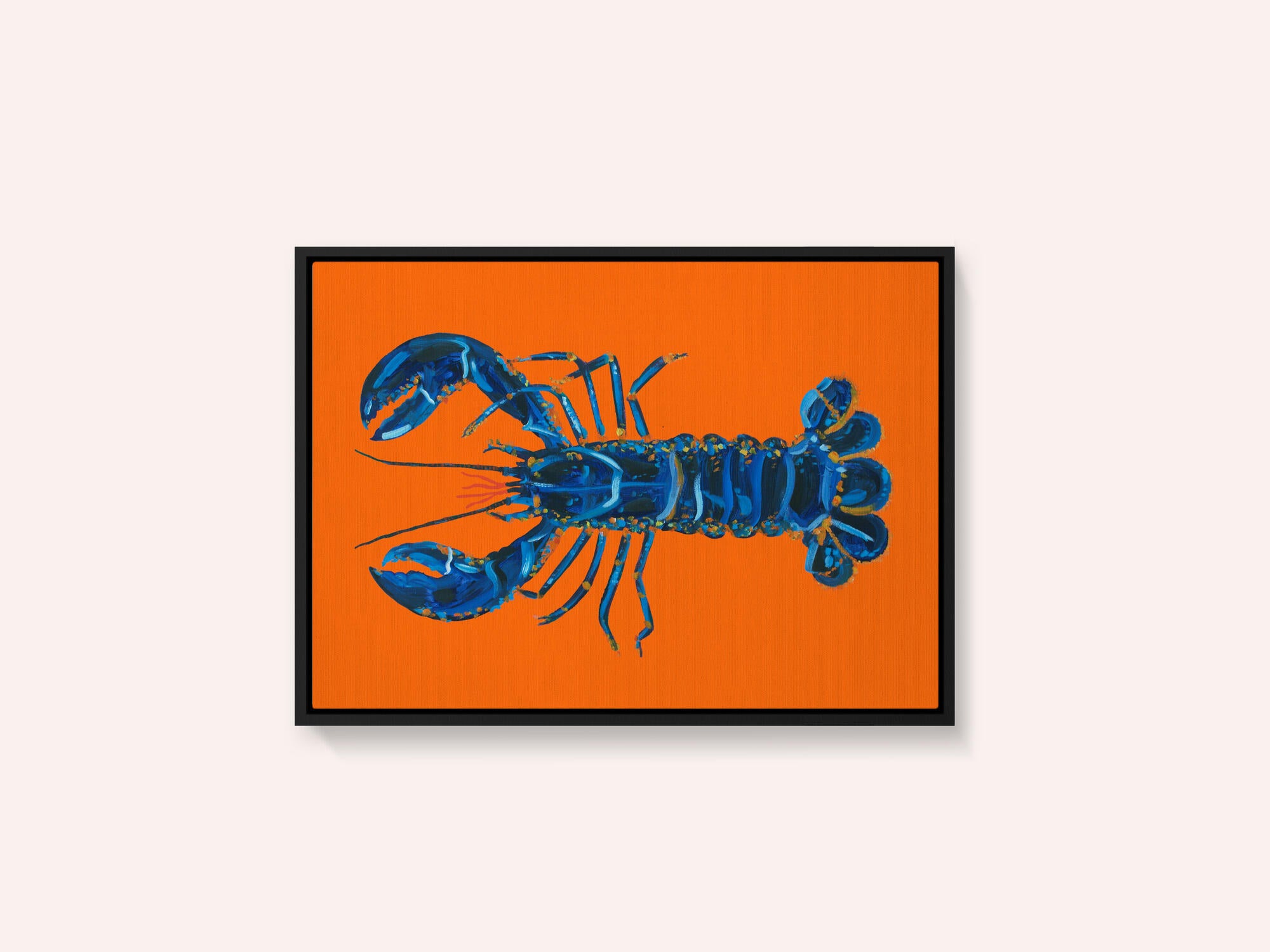 Lobster On Orange