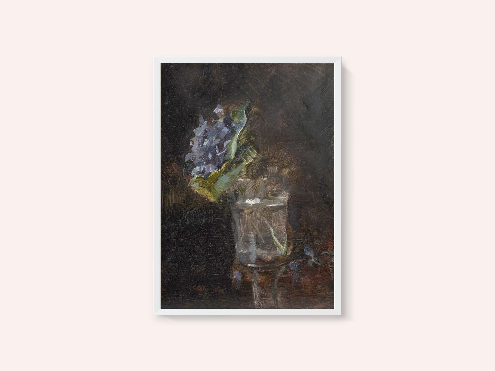 Bouquet of Violets In a Vase (1882)