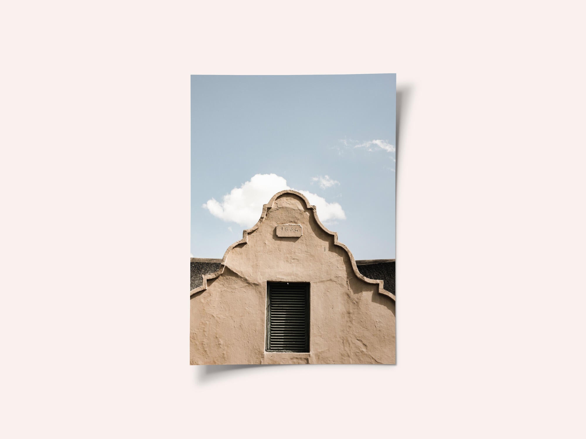 Vintage Gable With An Arched Window