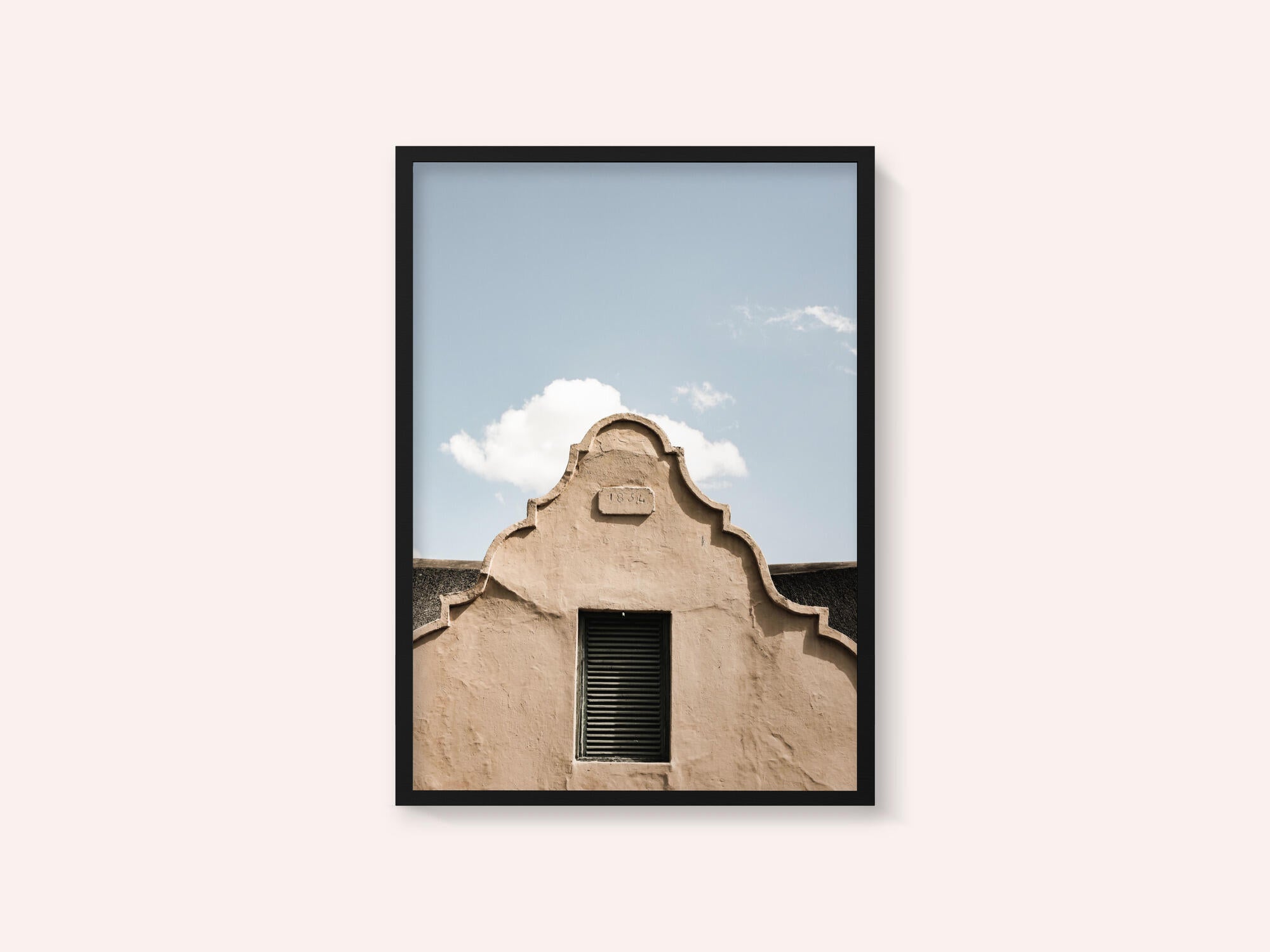 Vintage Gable With An Arched Window