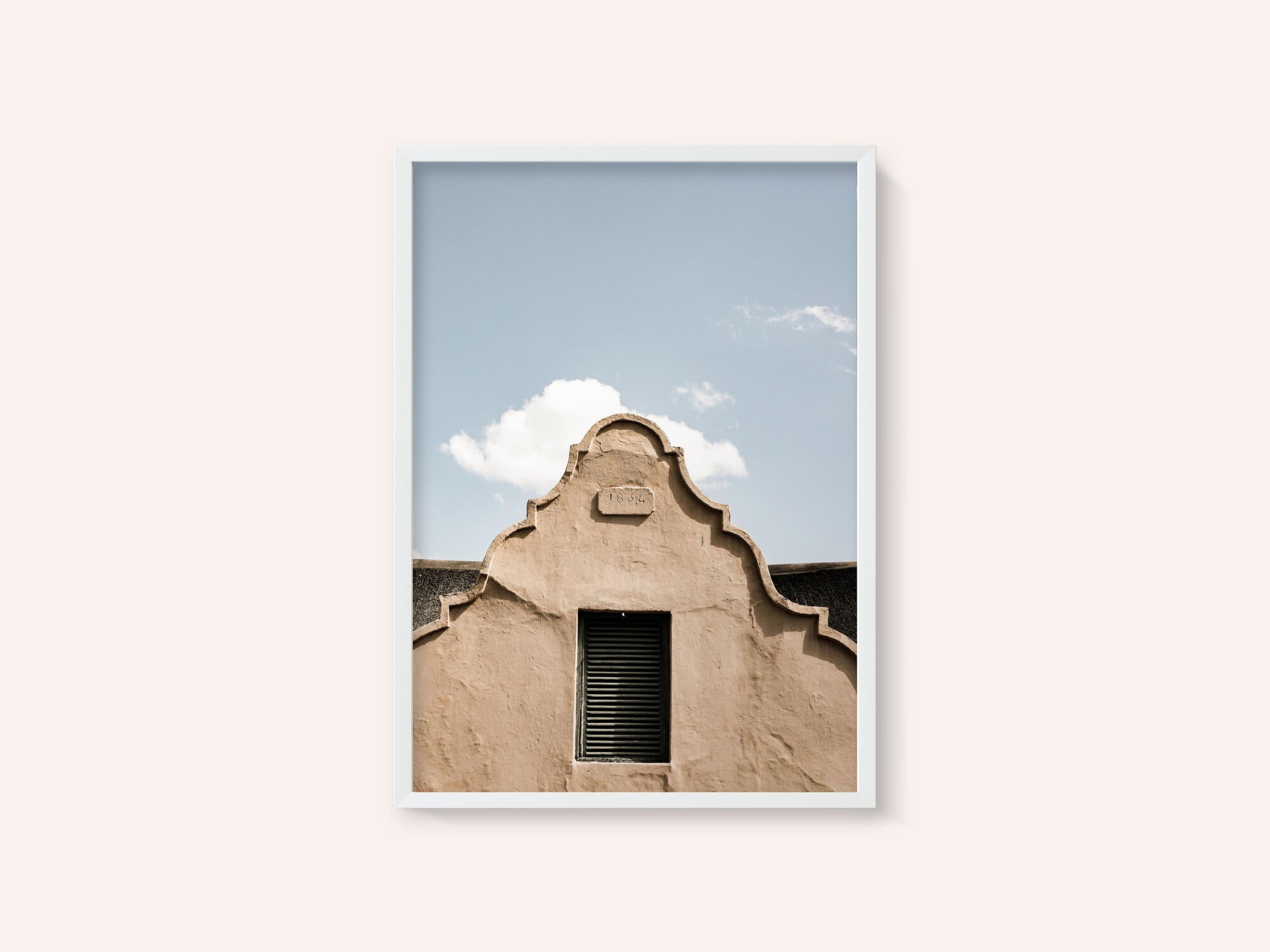 Vintage Gable With An Arched Window