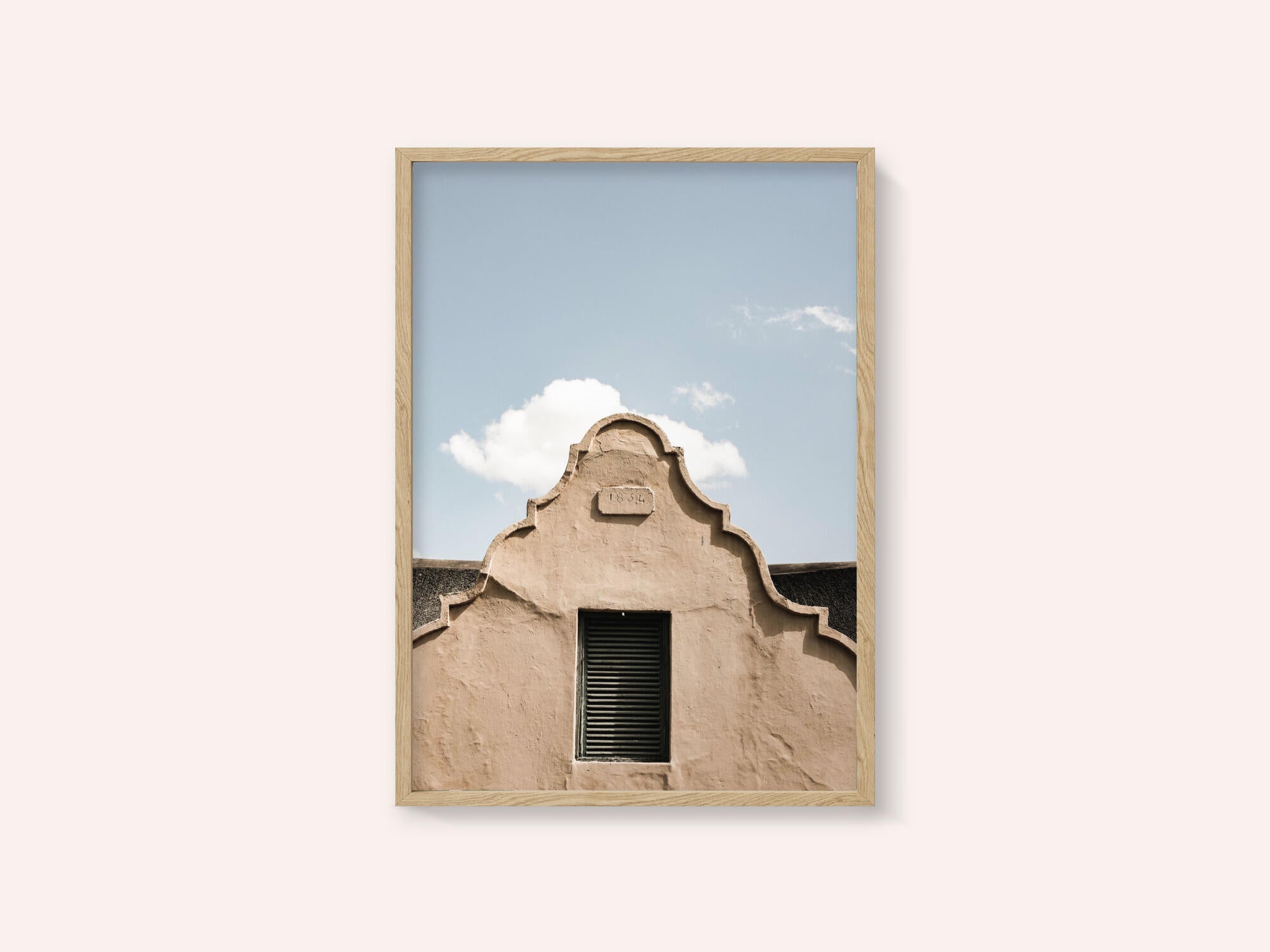 Vintage Gable With An Arched Window