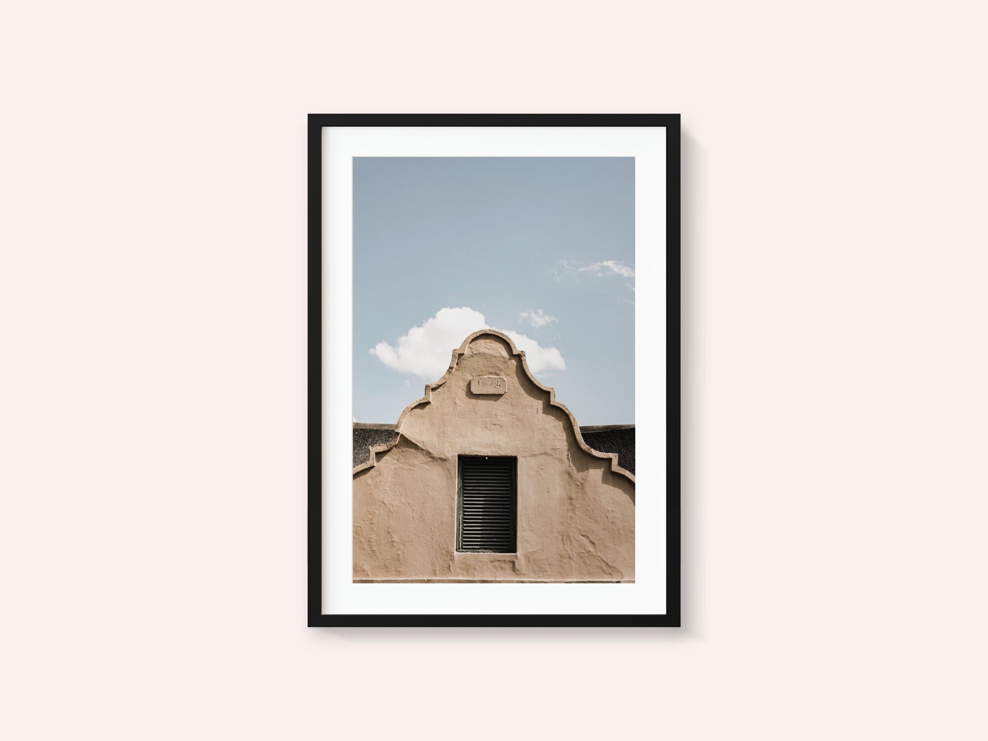 Vintage Gable With An Arched Window