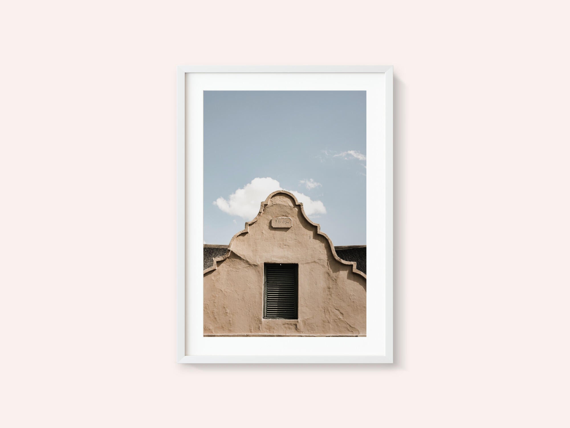 Vintage Gable With An Arched Window