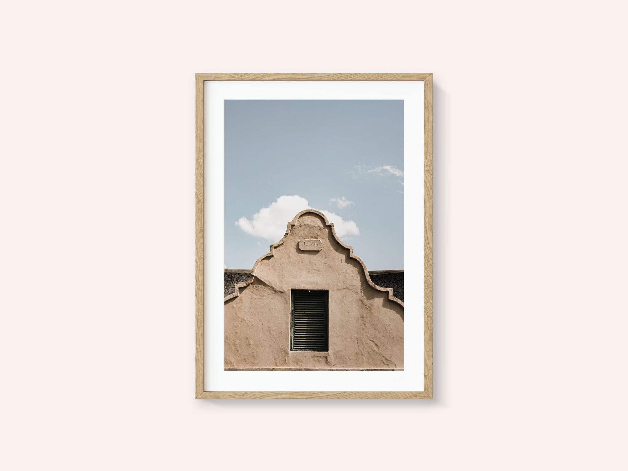 Vintage Gable With An Arched Window