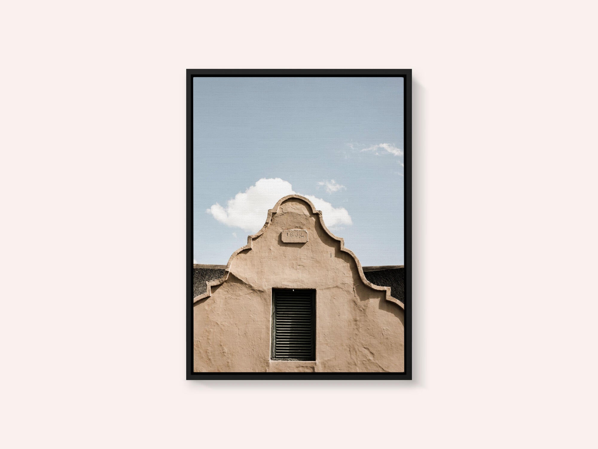 Vintage Gable With An Arched Window