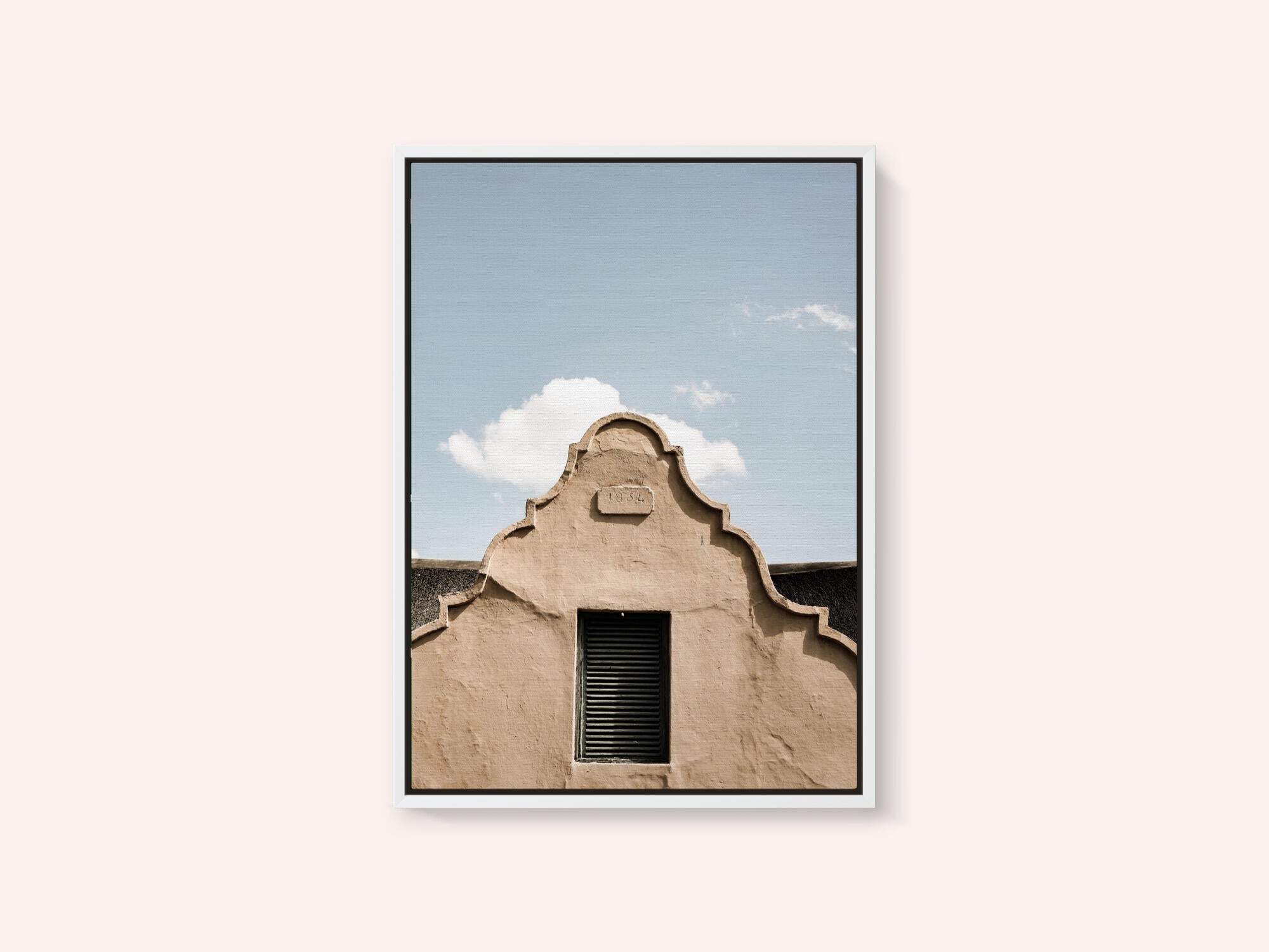 Vintage Gable With An Arched Window