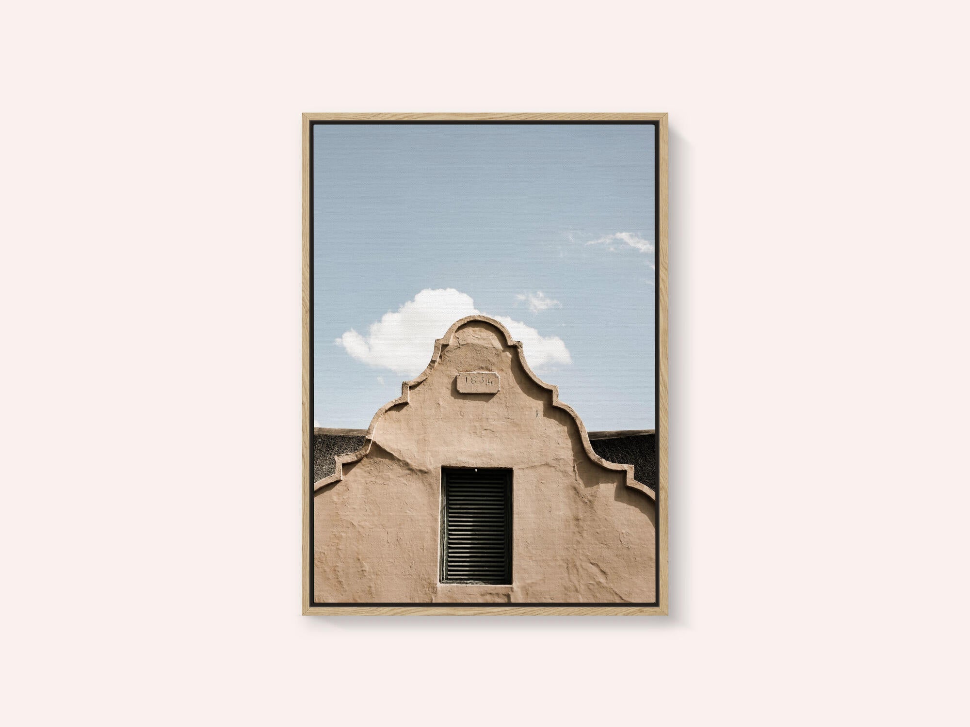 Vintage Gable With An Arched Window