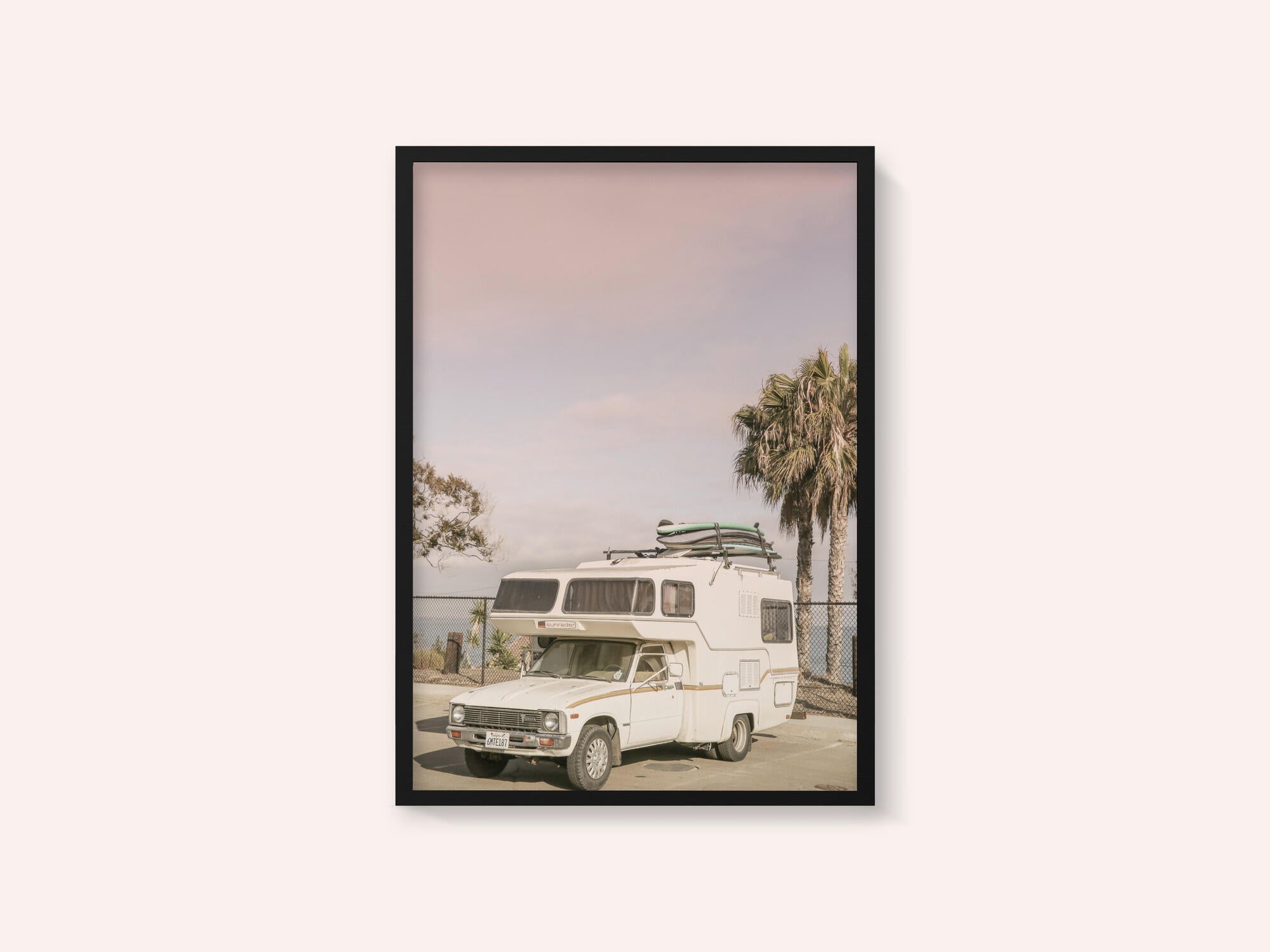 Vintage Camper Parked