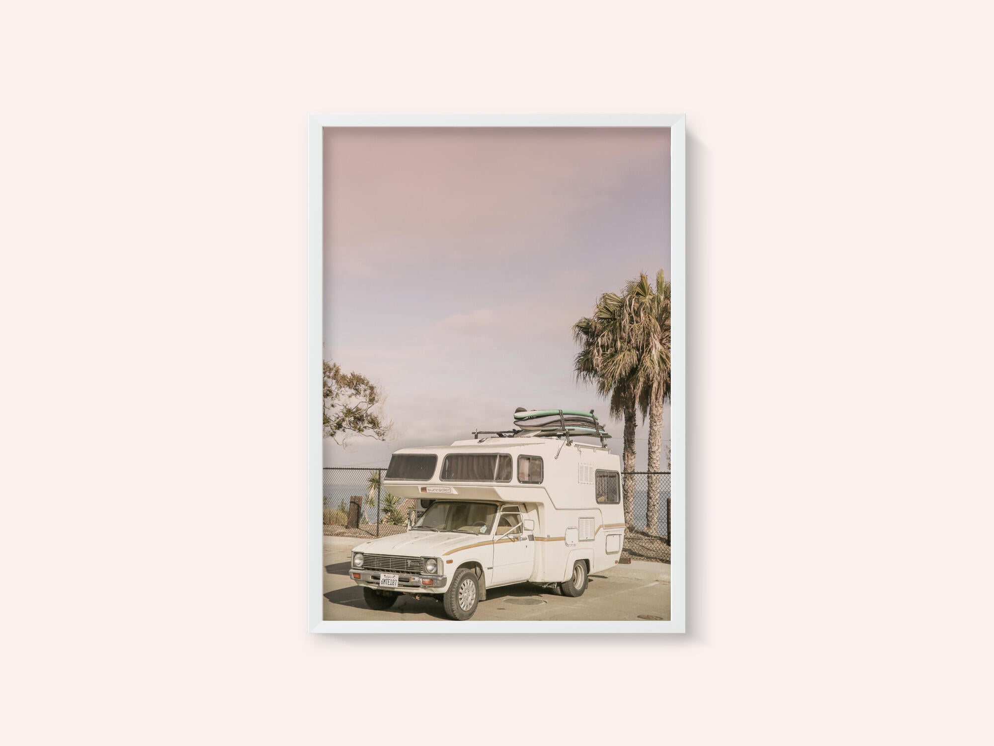 Vintage Camper Parked
