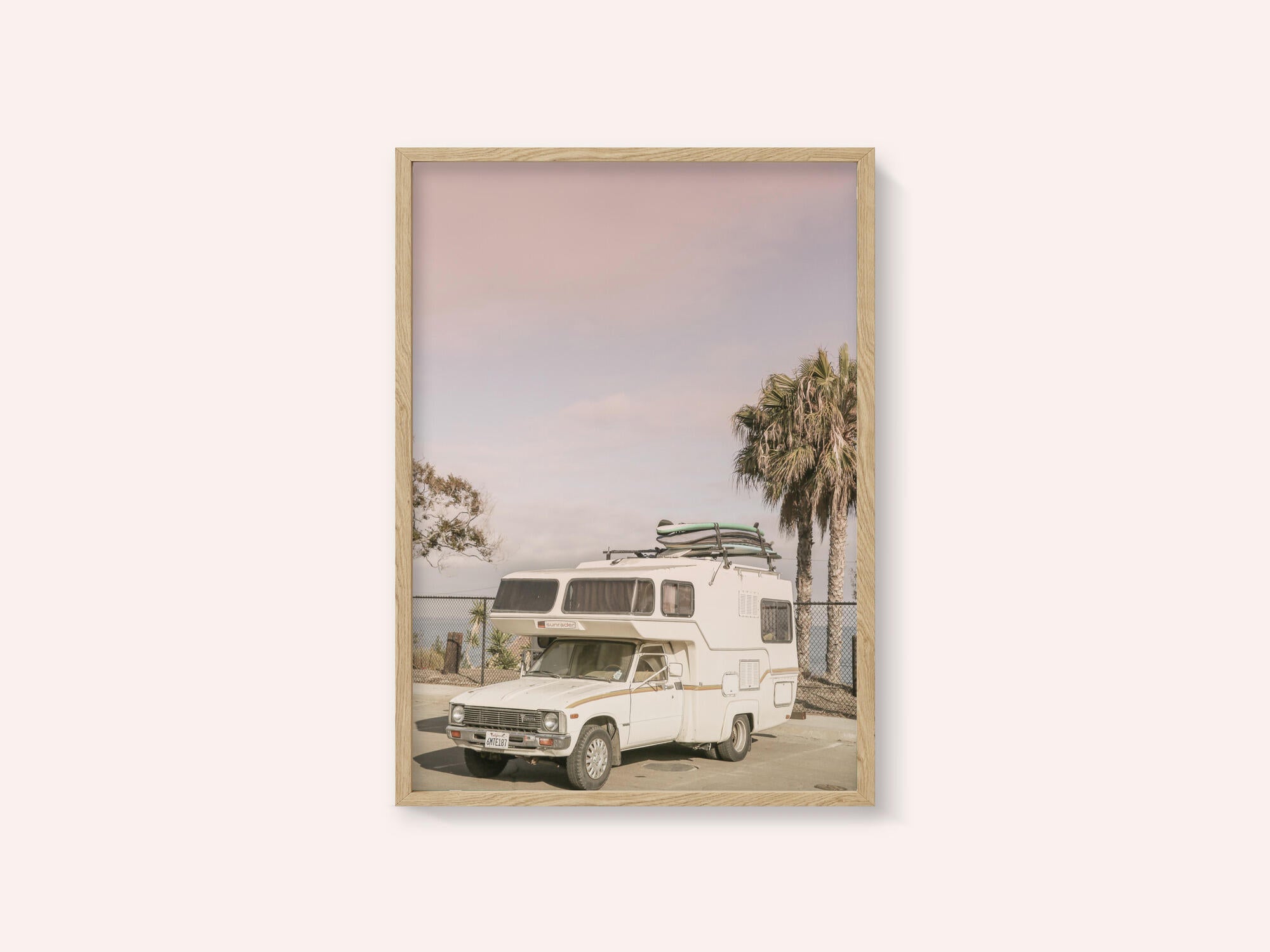 Vintage Camper Parked