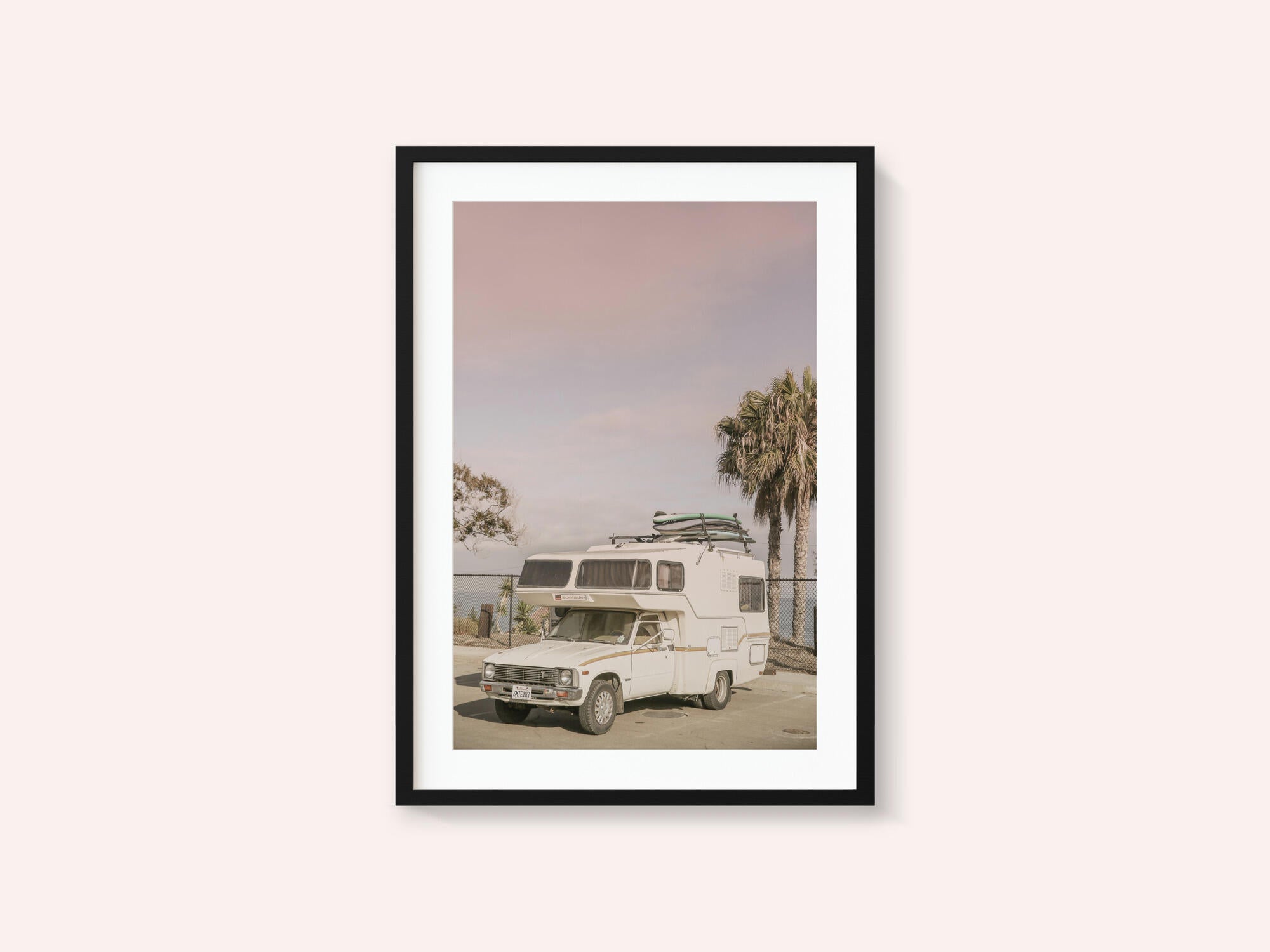 Vintage Camper Parked