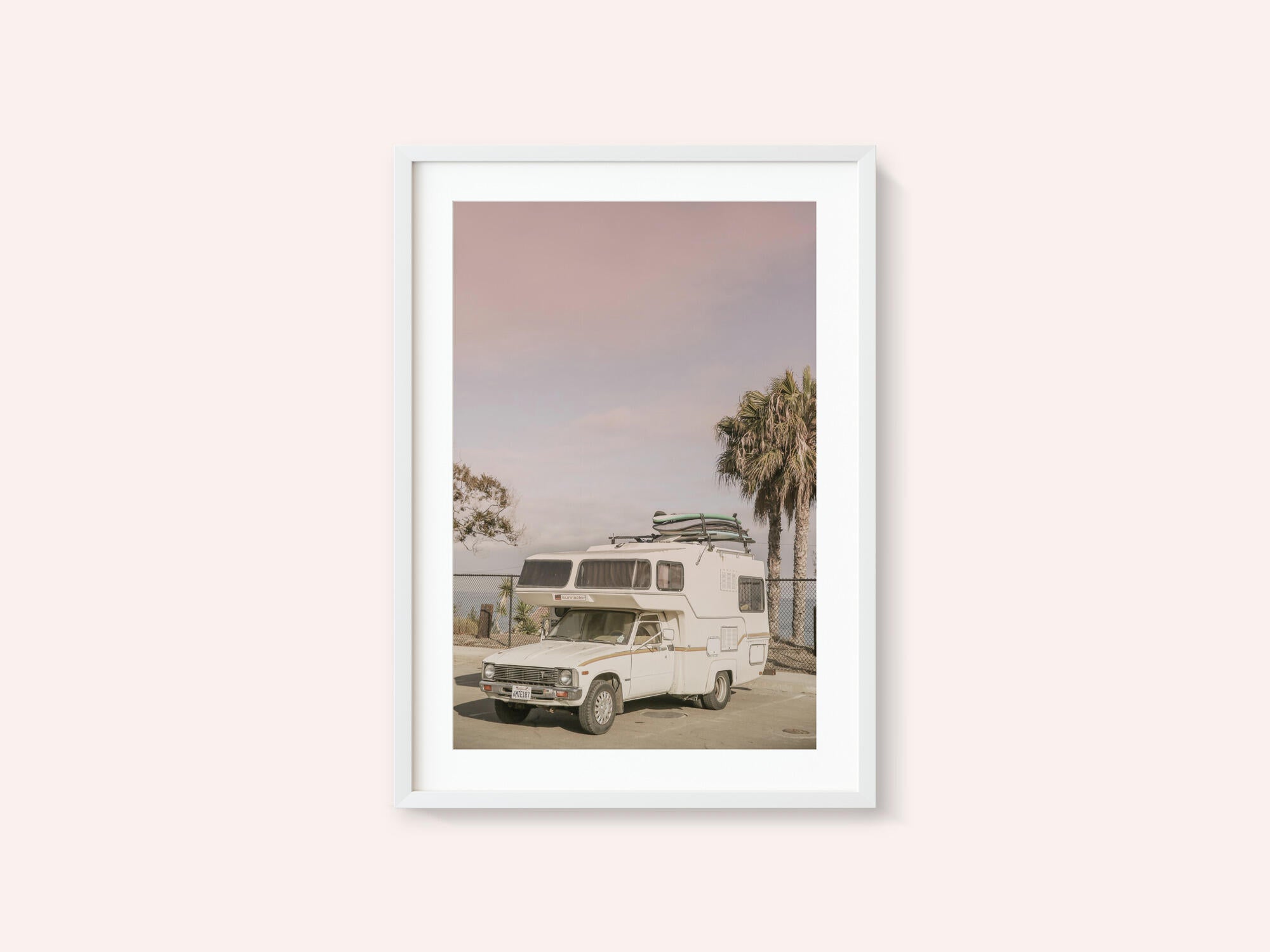 Vintage Camper Parked