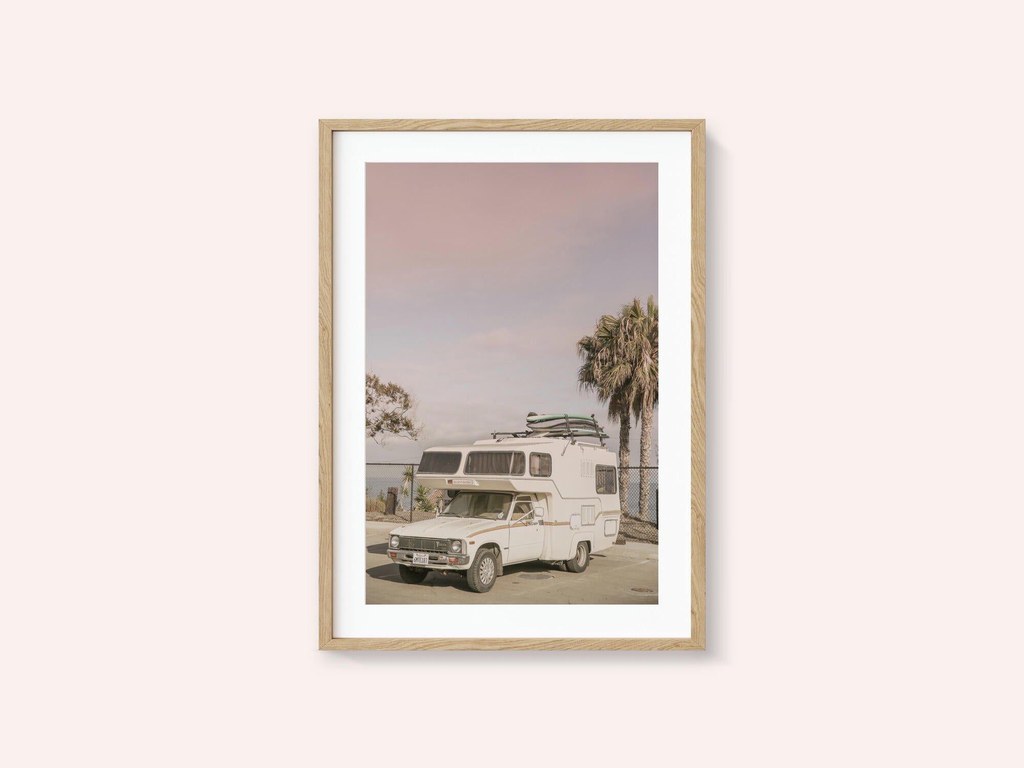 Vintage Camper Parked