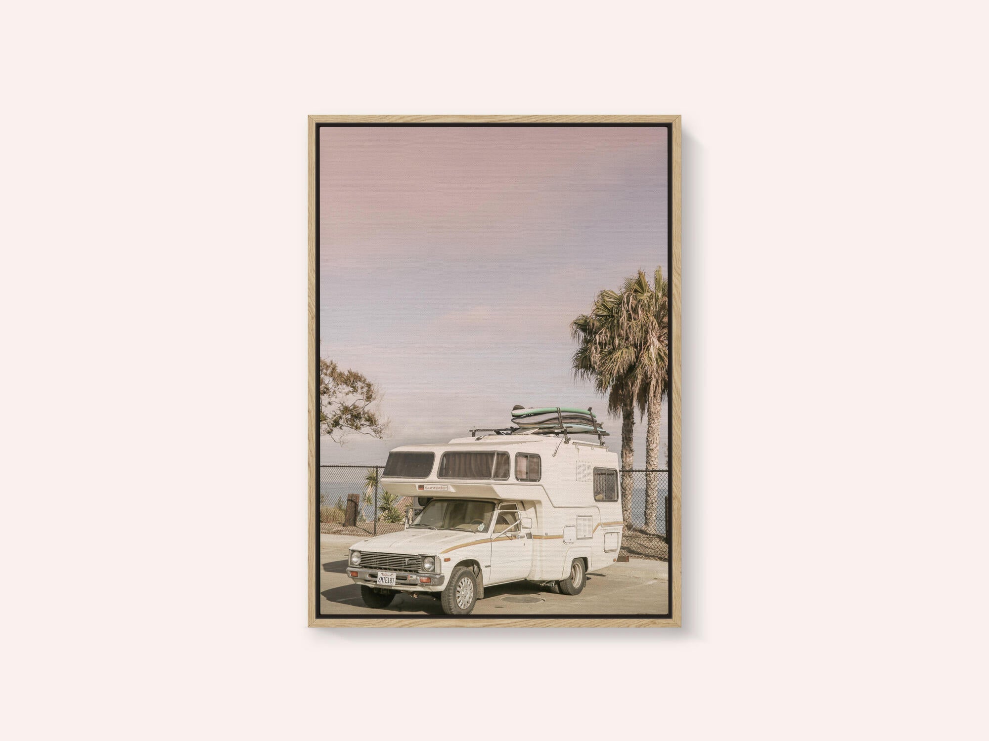 Vintage Camper Parked