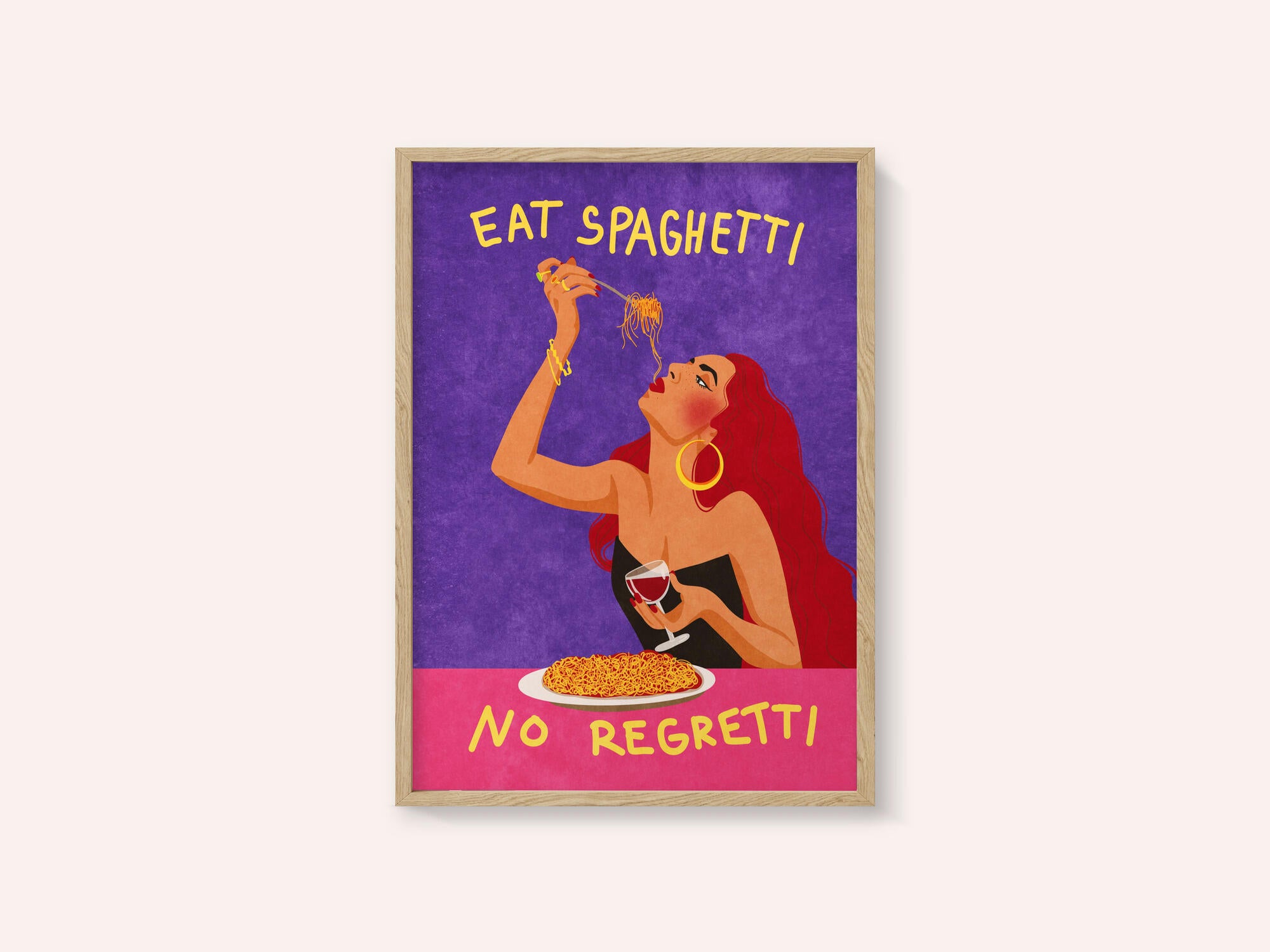 Eat spaghetti no regretti
