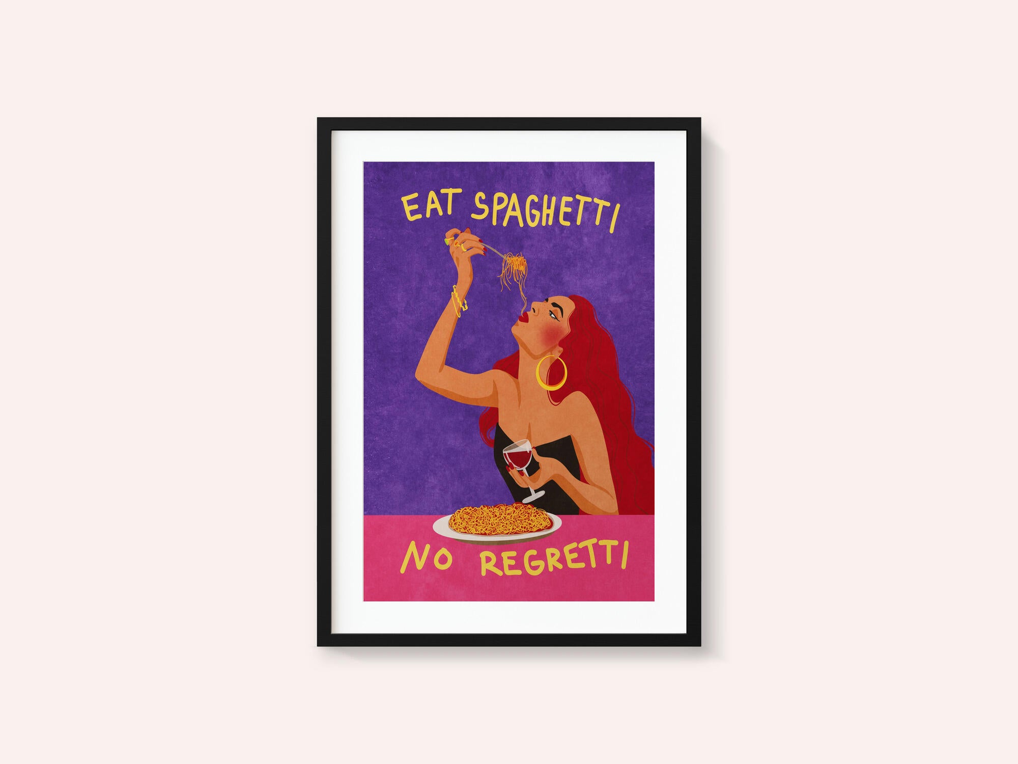 Eat spaghetti no regretti