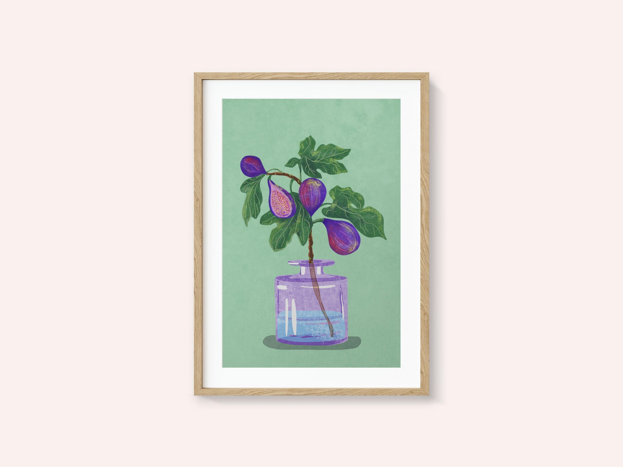 Figs Branch In Vase