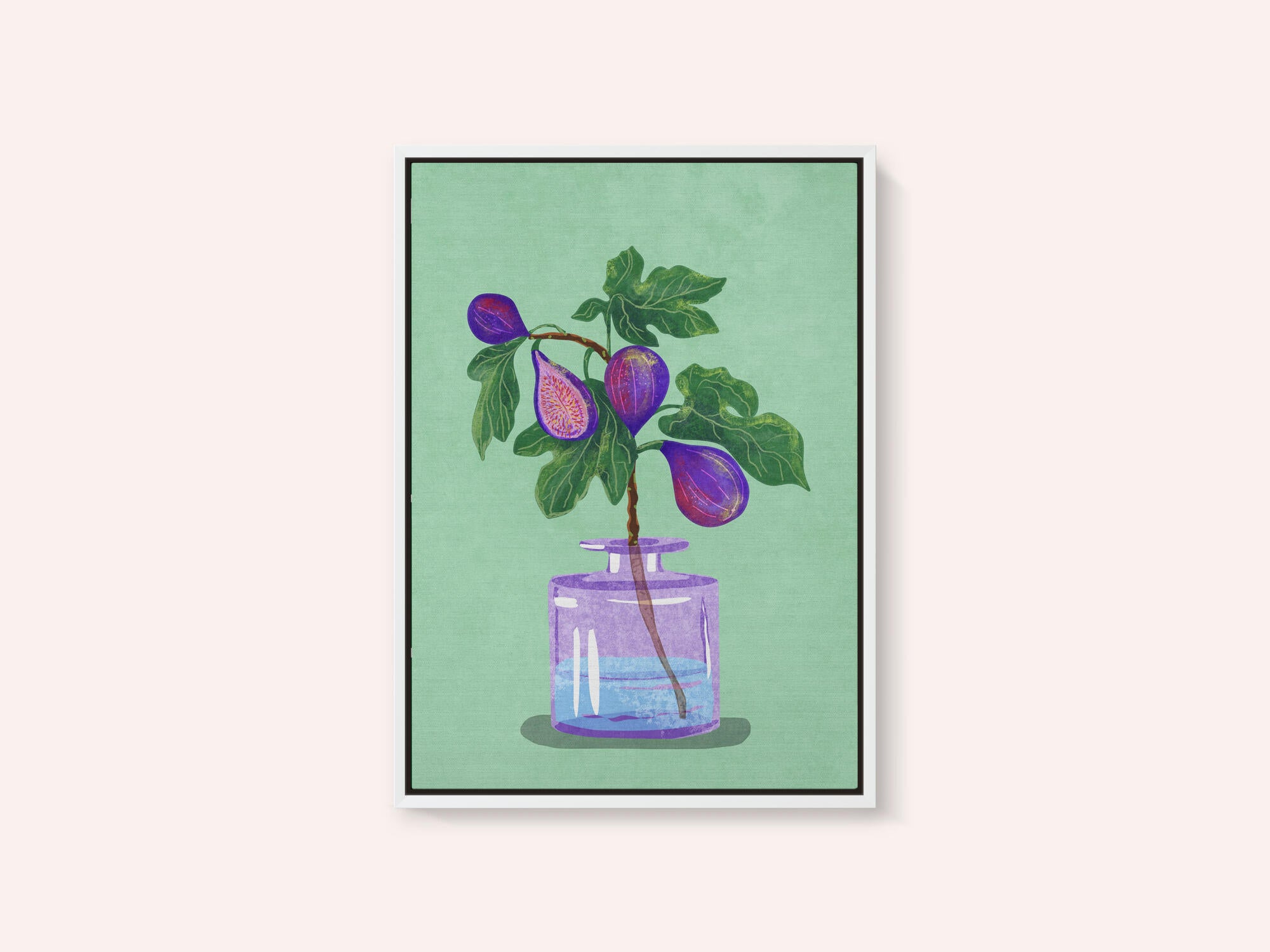 Figs Branch In Vase
