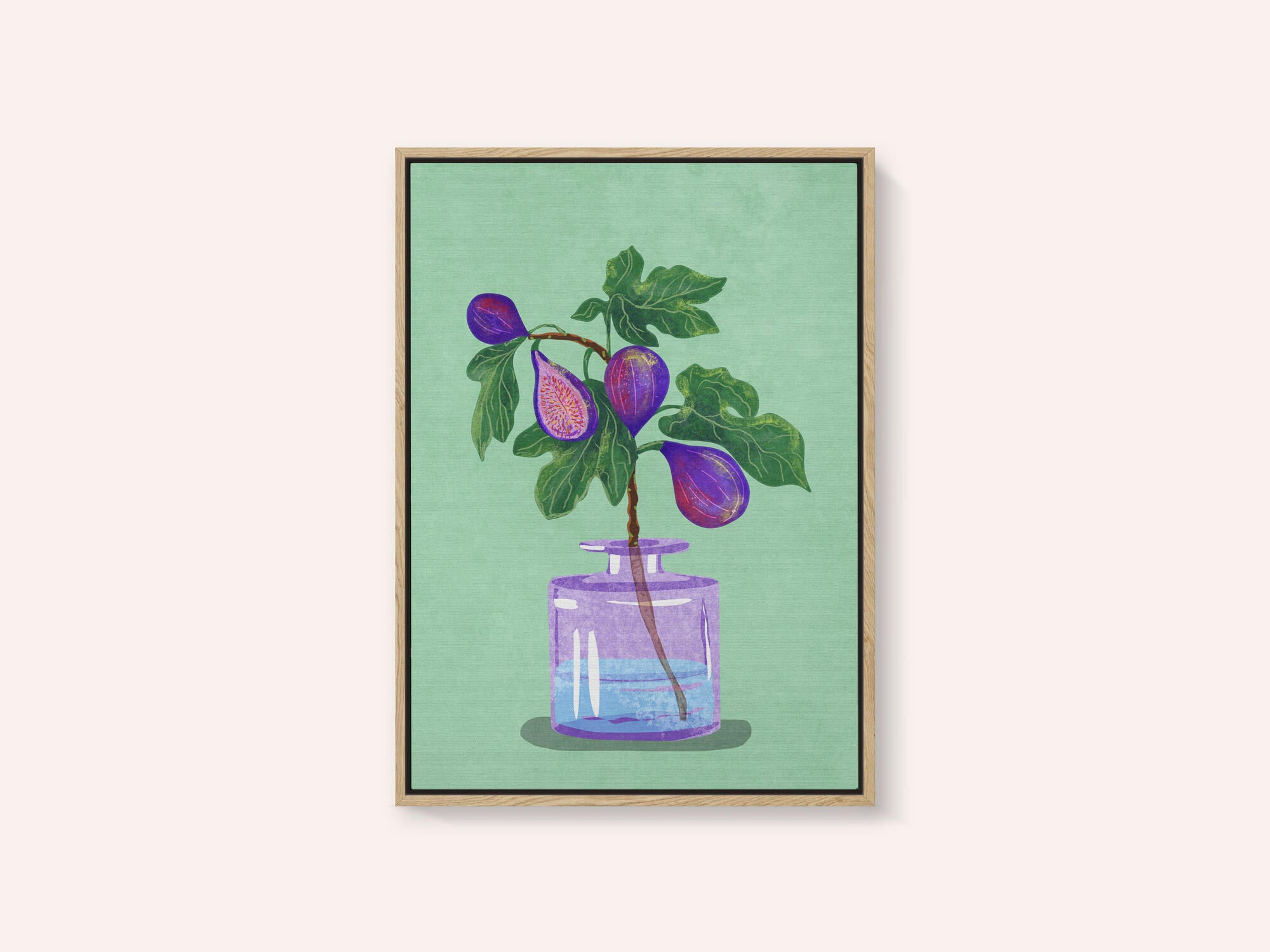 Figs Branch In Vase