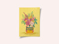 Flowers In a vintage Honey Can