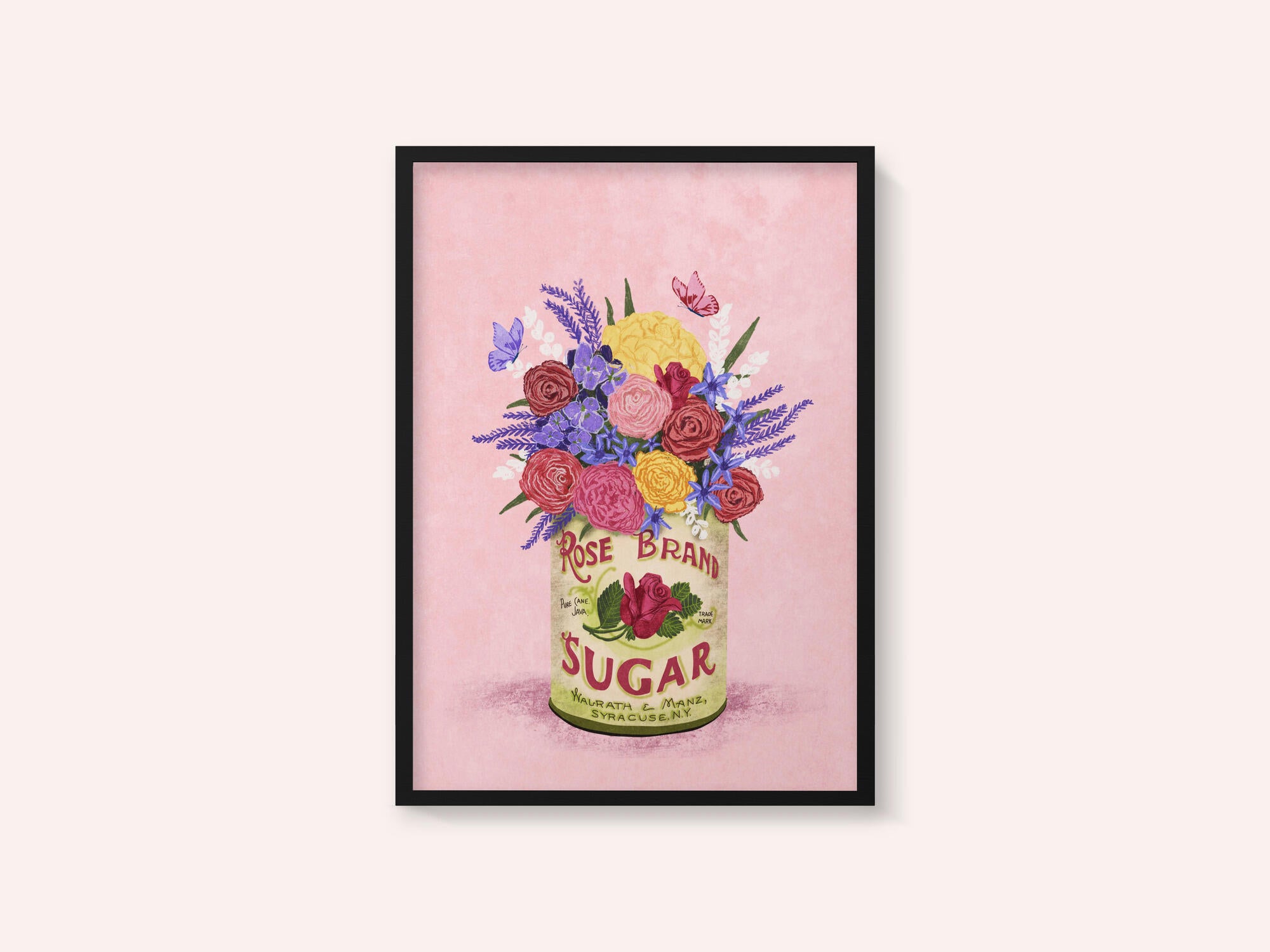 Flowers In a vintage Can