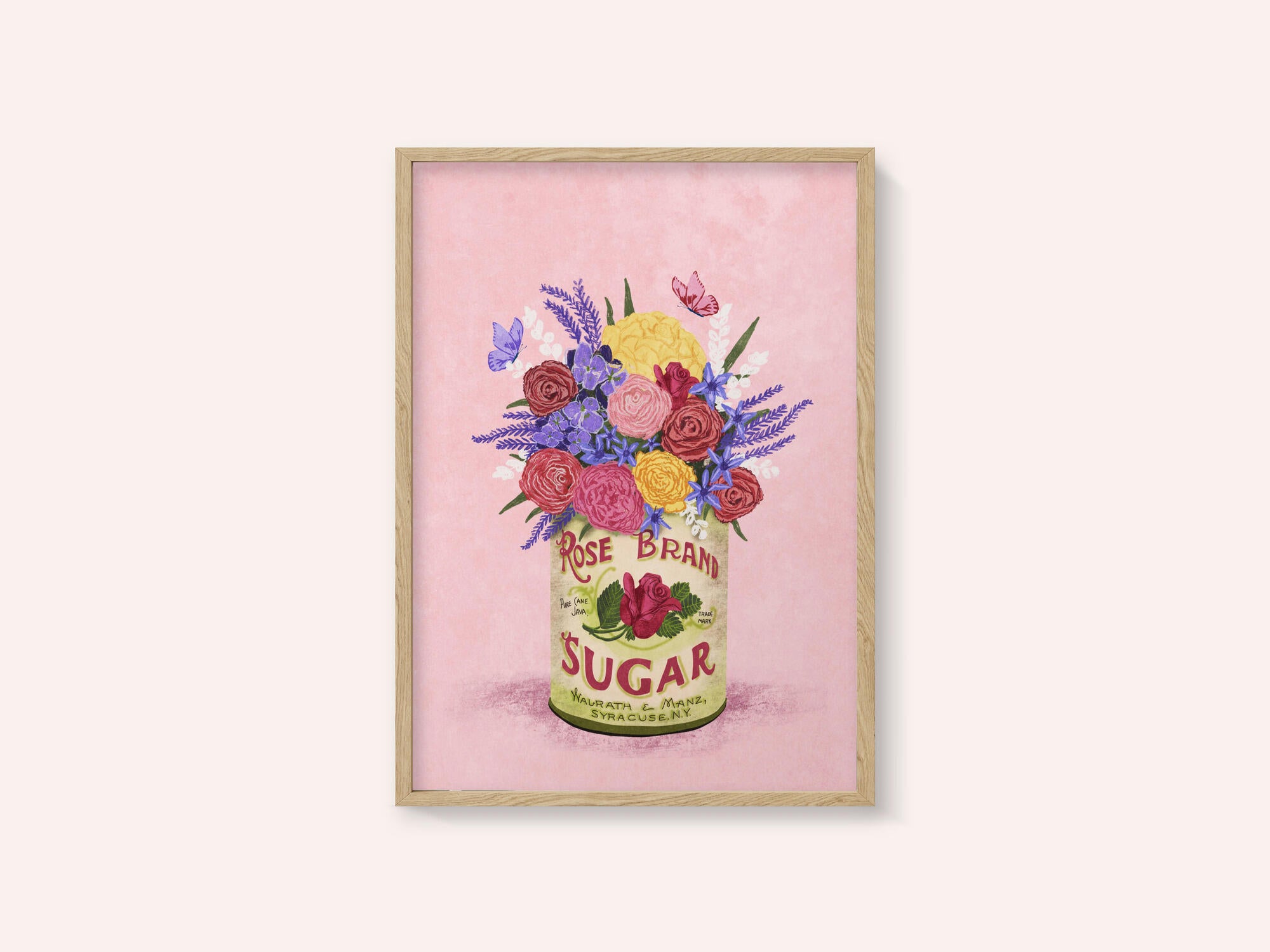 Flowers In a vintage Can
