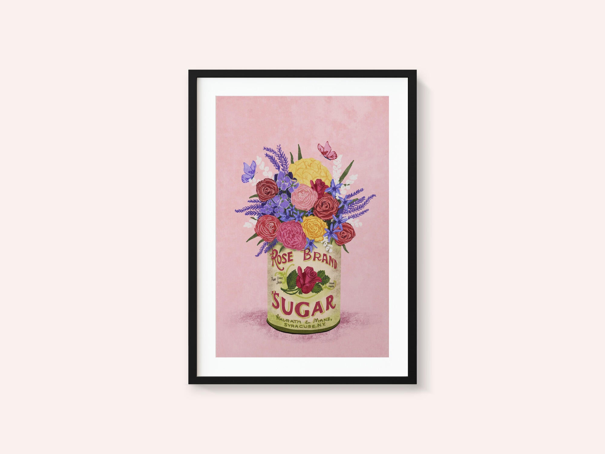 Flowers In a vintage Can