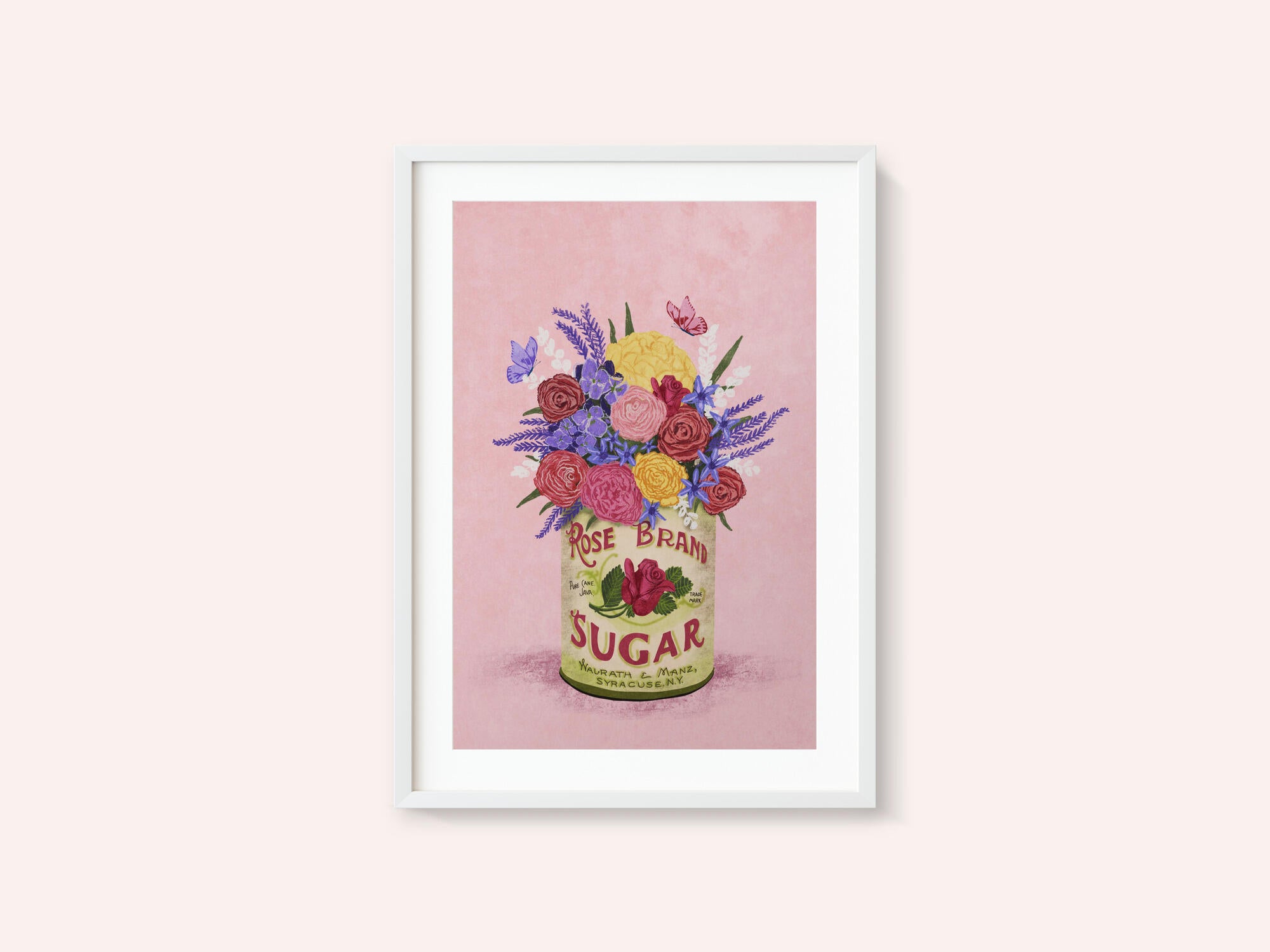 Flowers In a vintage Can