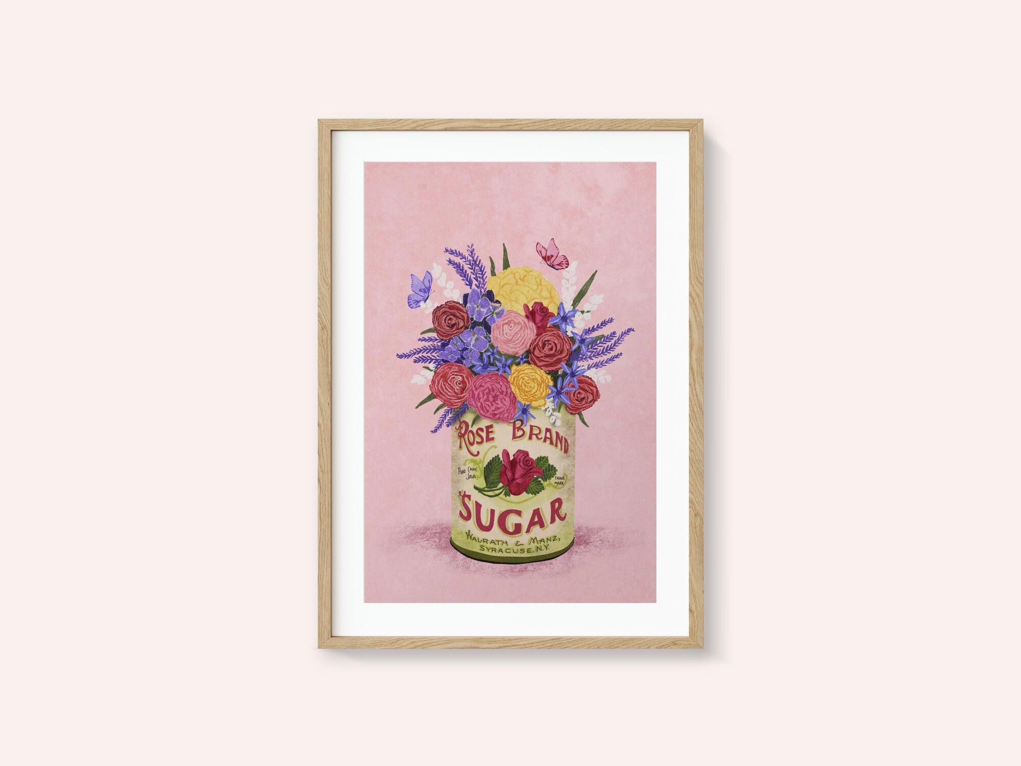 Flowers In a vintage Can