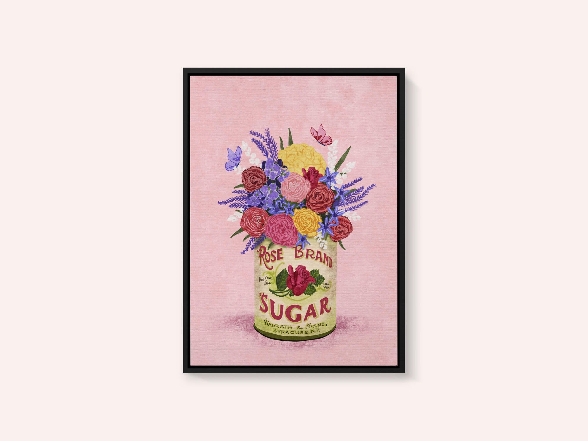 Flowers In a vintage Can