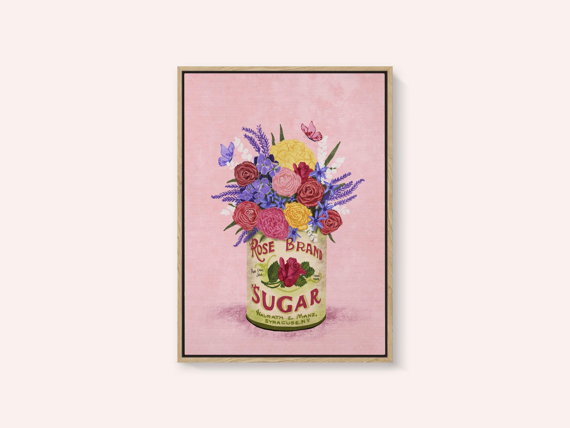 Flowers In a vintage Can
