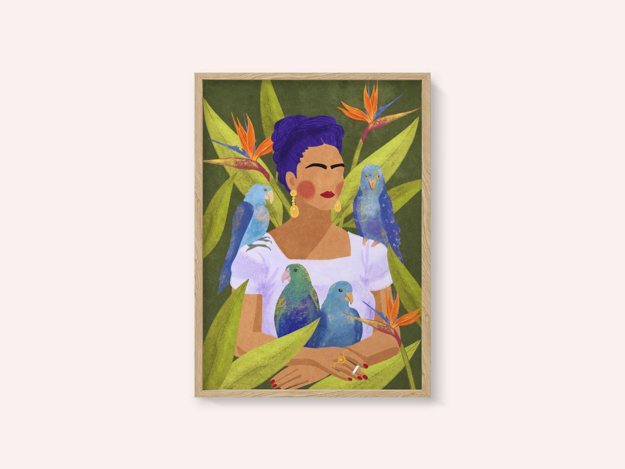 Frida and birds